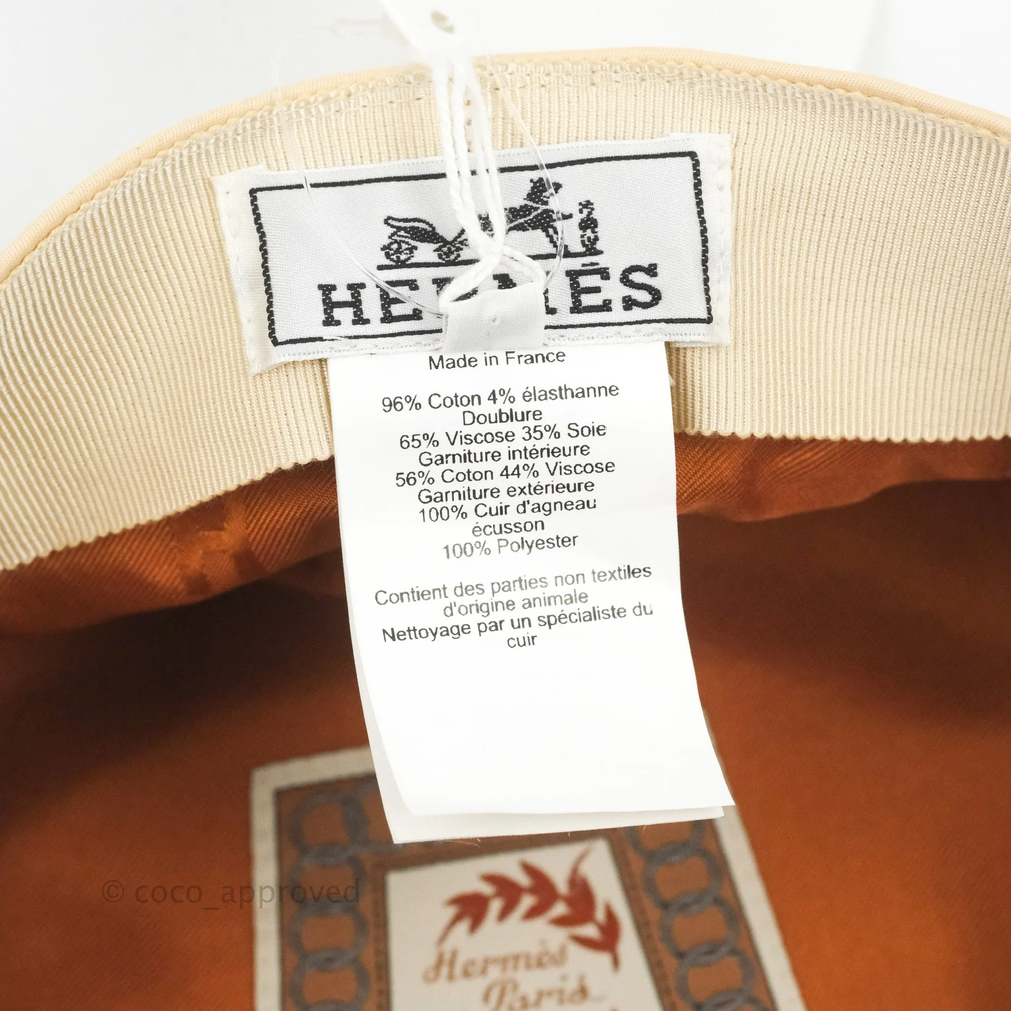 Hermes Cabourg Cliquetis Cap Blanc Crme