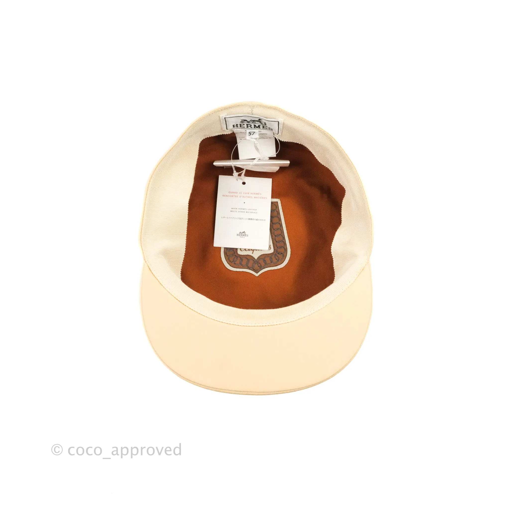 Hermes Cabourg Cliquetis Cap Blanc Crme