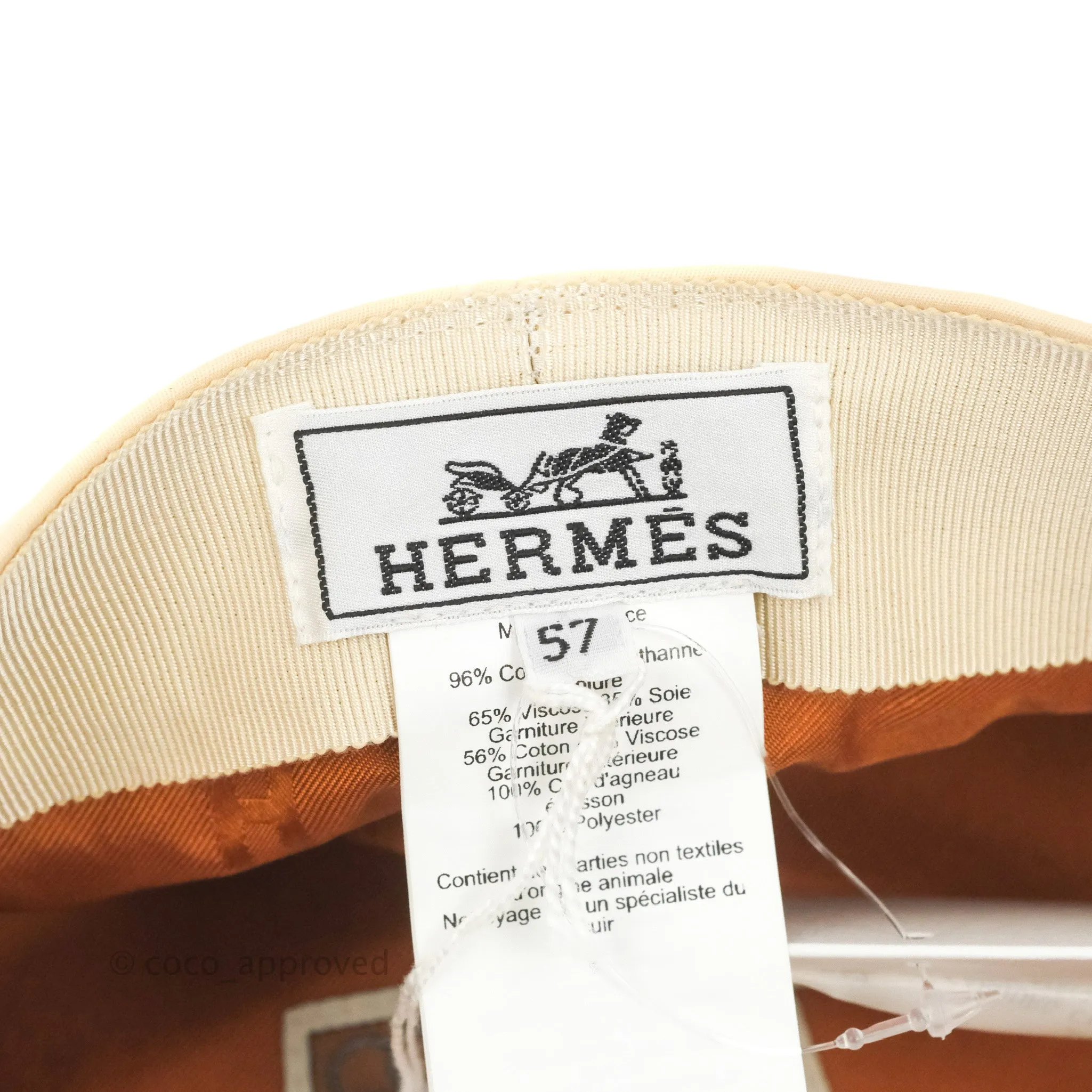 Hermes Cabourg Cliquetis Cap Blanc Crme