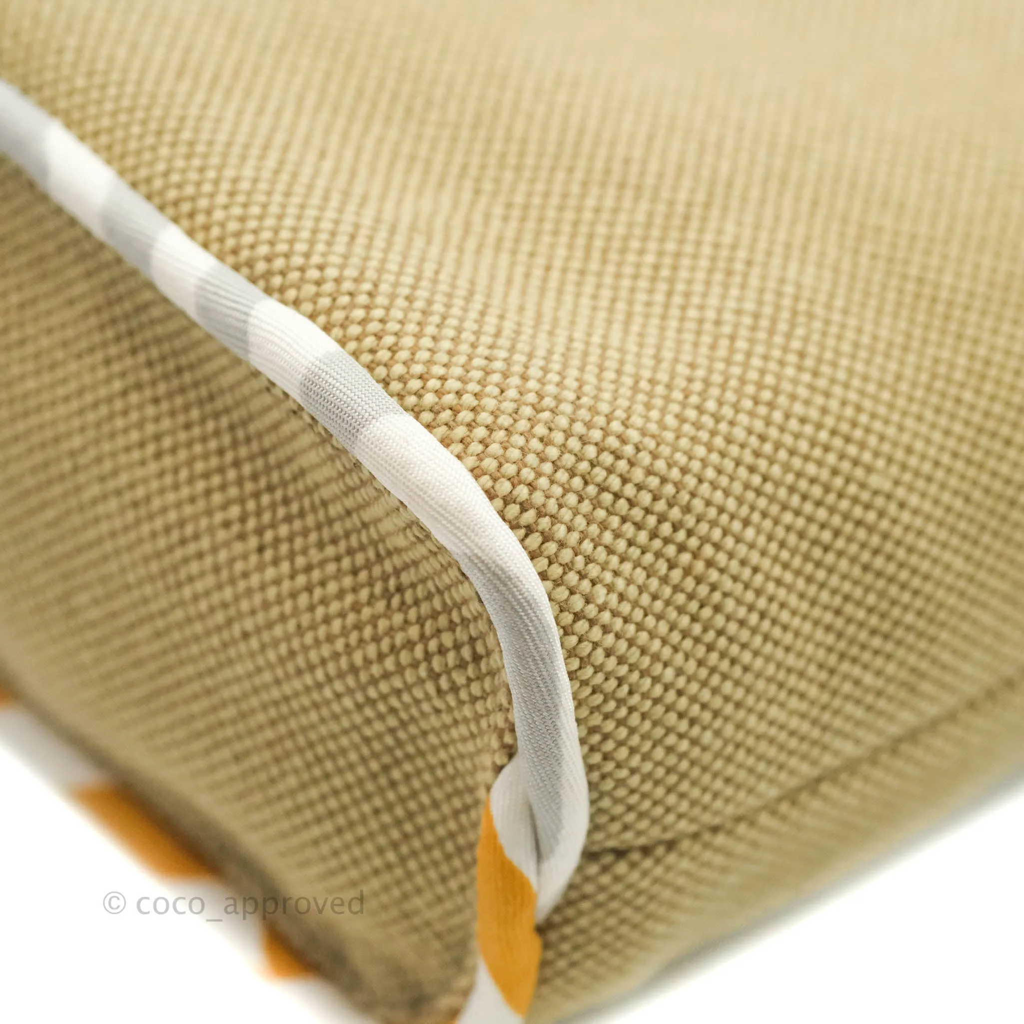 Hermes Canvas Silk Petit H Tote Multicolor
