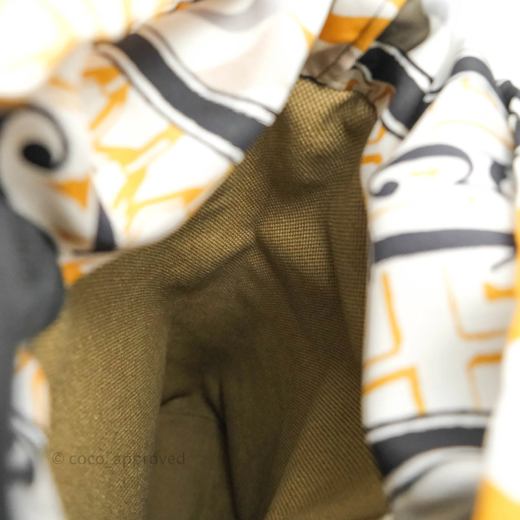 Hermes Canvas Silk Petit H Tote Multicolor