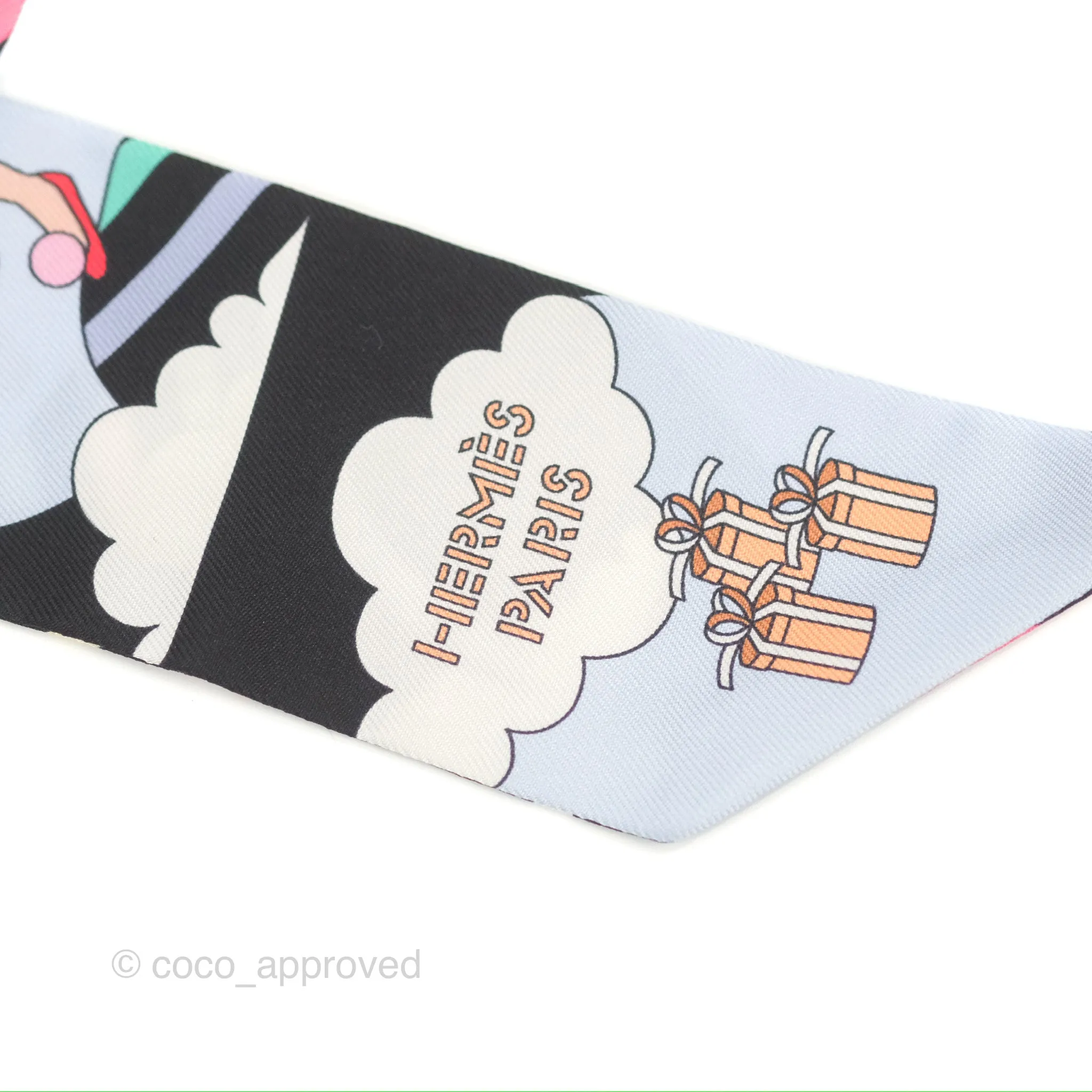 Hermes Carres Volants Silk Twilly