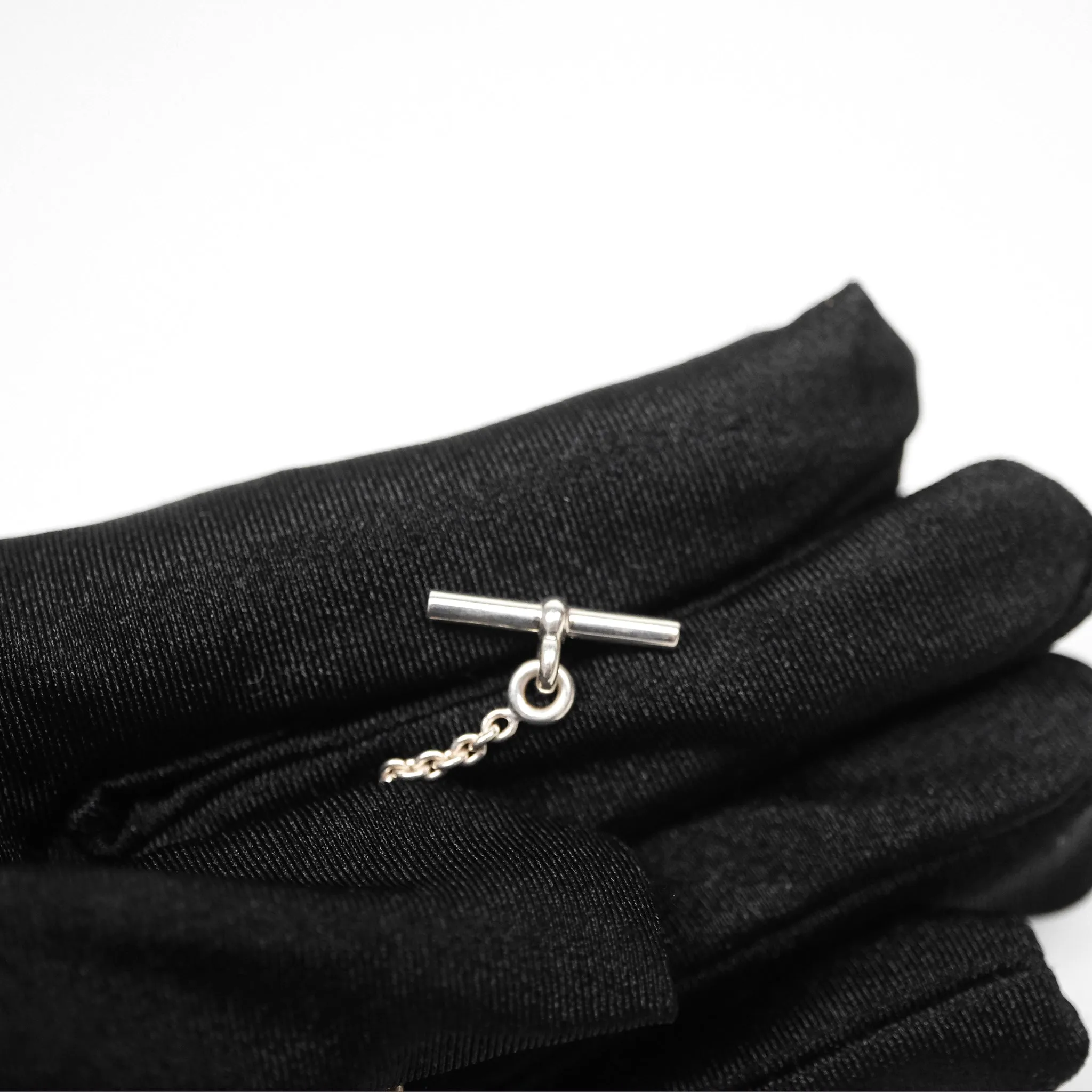 Hermes Chaine d'ancre Pendant Necklace Silver 925