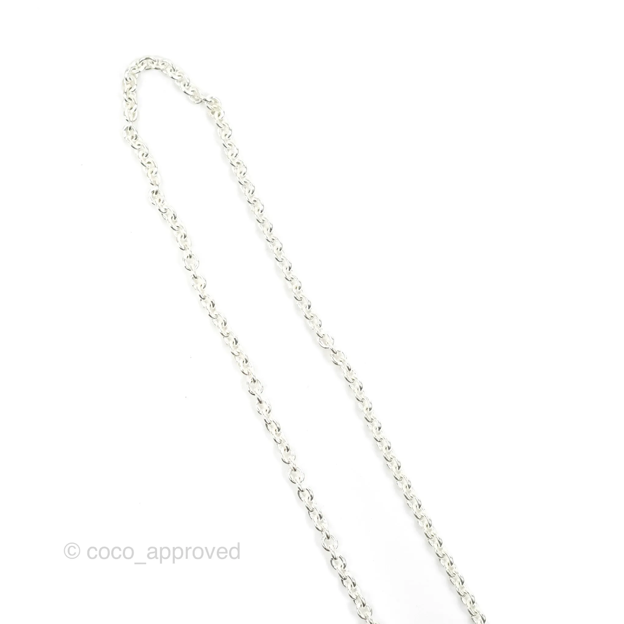 Hermes Chaine d'ancre Pendant Necklace Silver 925