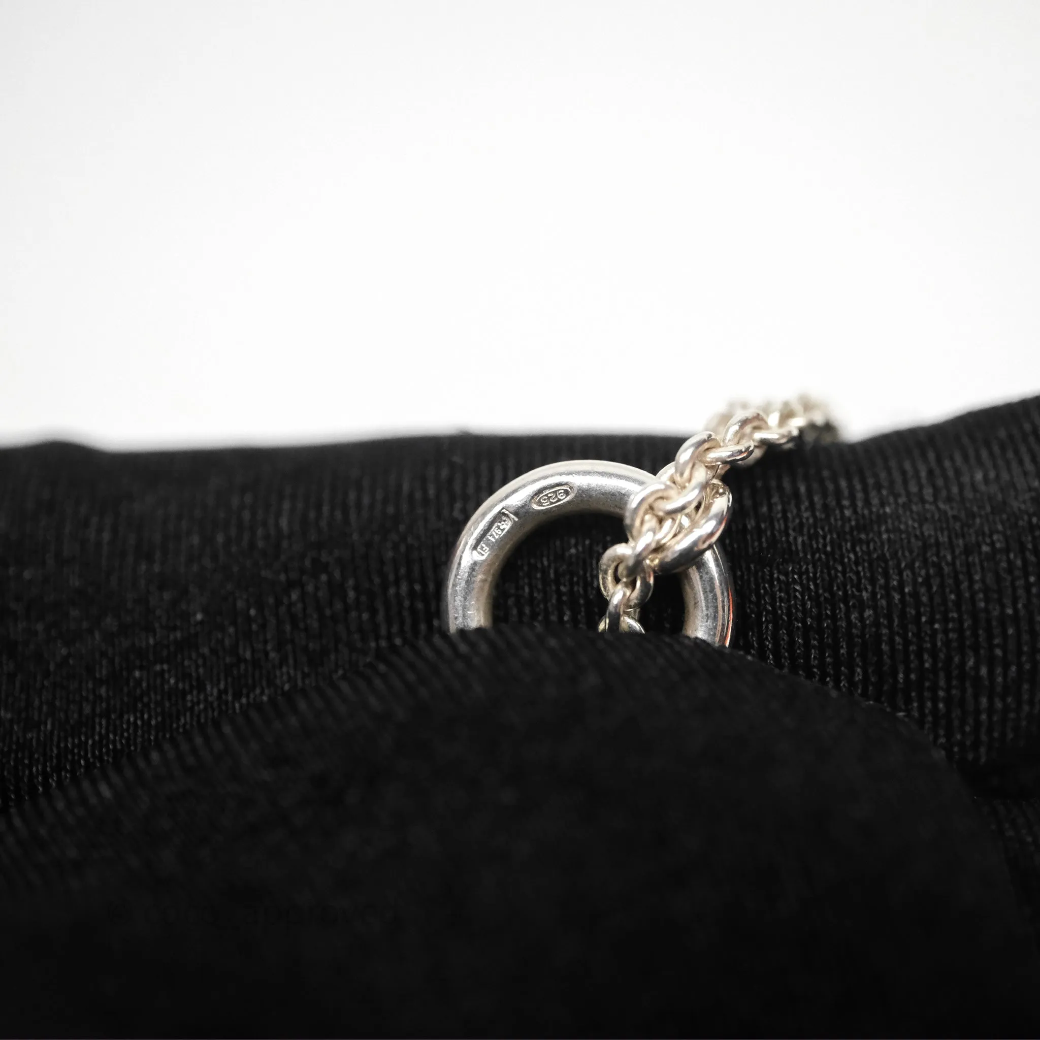 Hermes Chaine d'ancre Pendant Necklace Silver 925