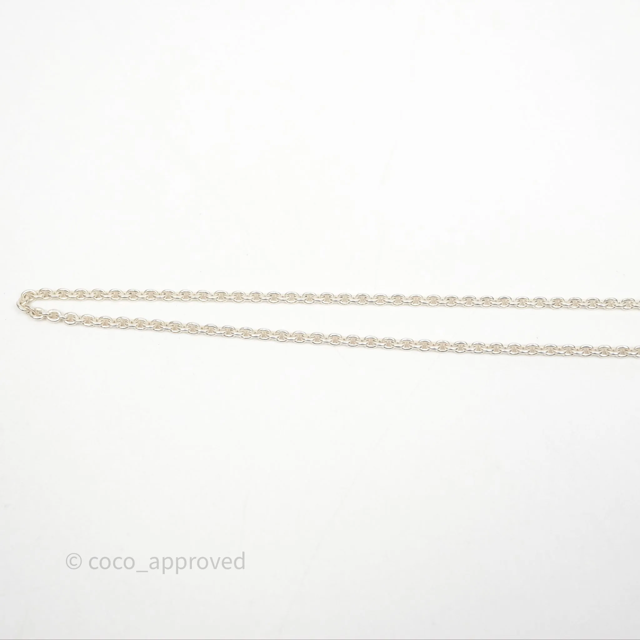 Hermes Chaine d'ancre Pendant Necklace Silver 925