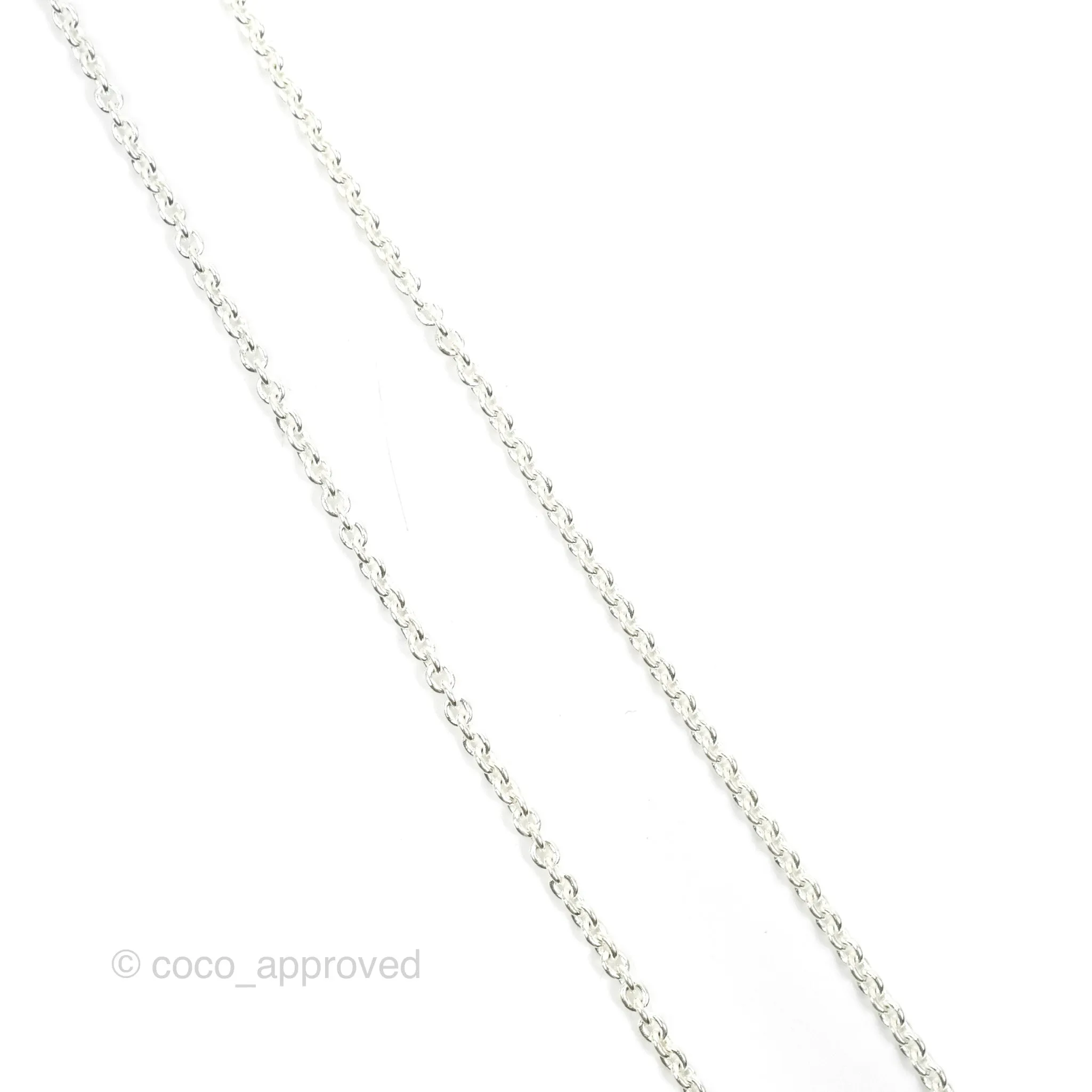 Hermes Chaine d'ancre Pendant Necklace Silver 925