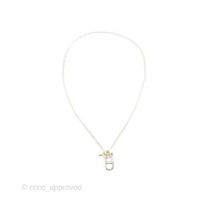 Hermes Chaine d'ancre Pendant Necklace Silver 925