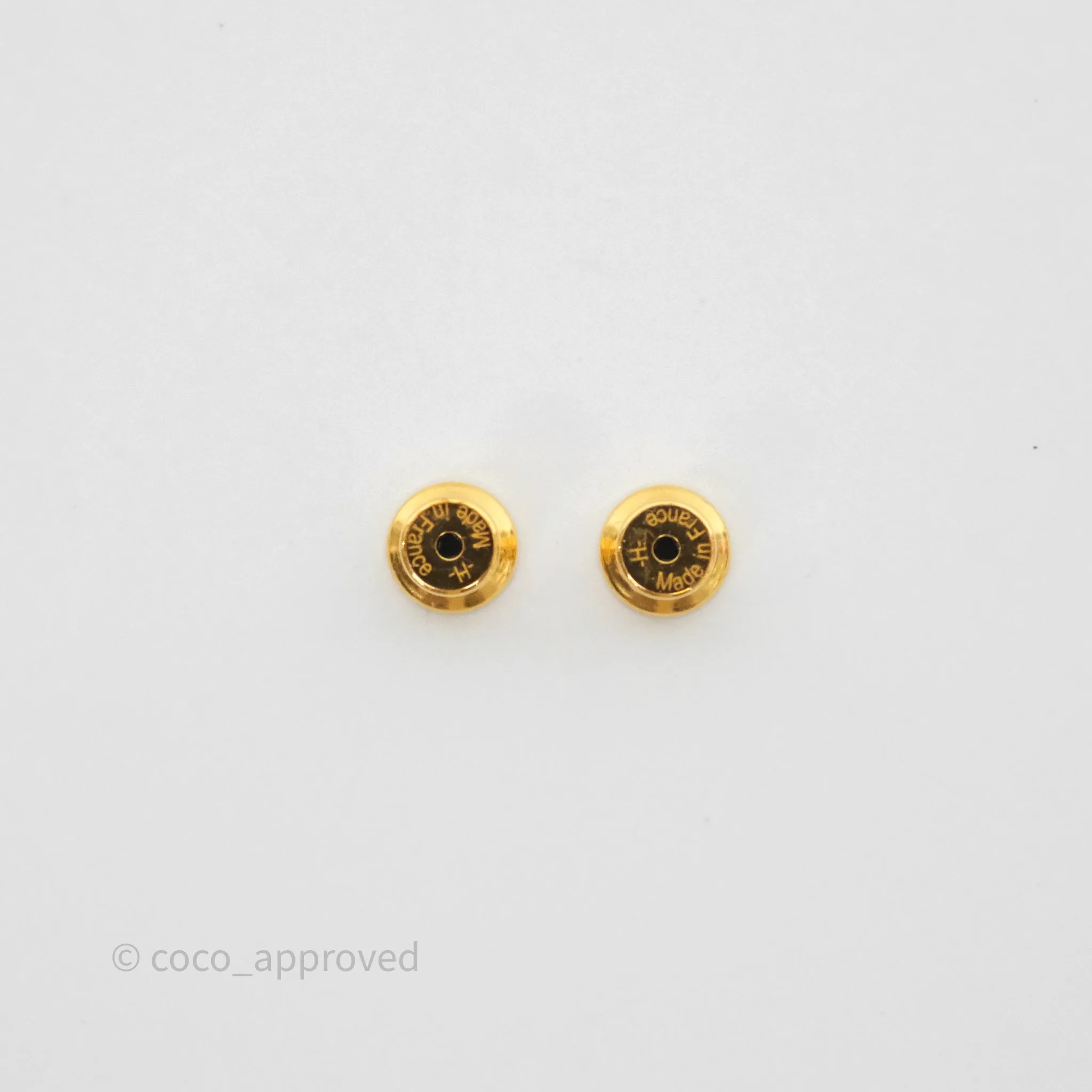 Hermes Charniere Earrings Small Model Etoupe 18