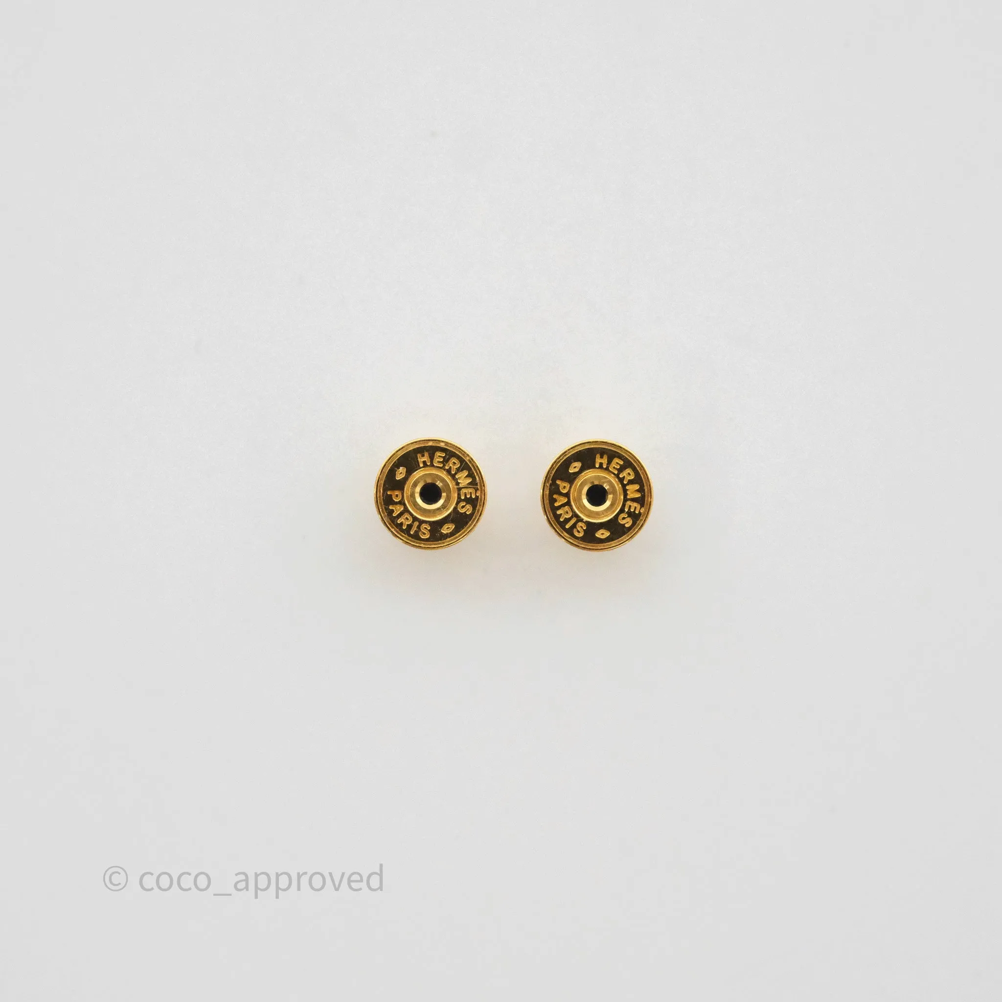Hermes Charniere Earrings Small Model Etoupe 18