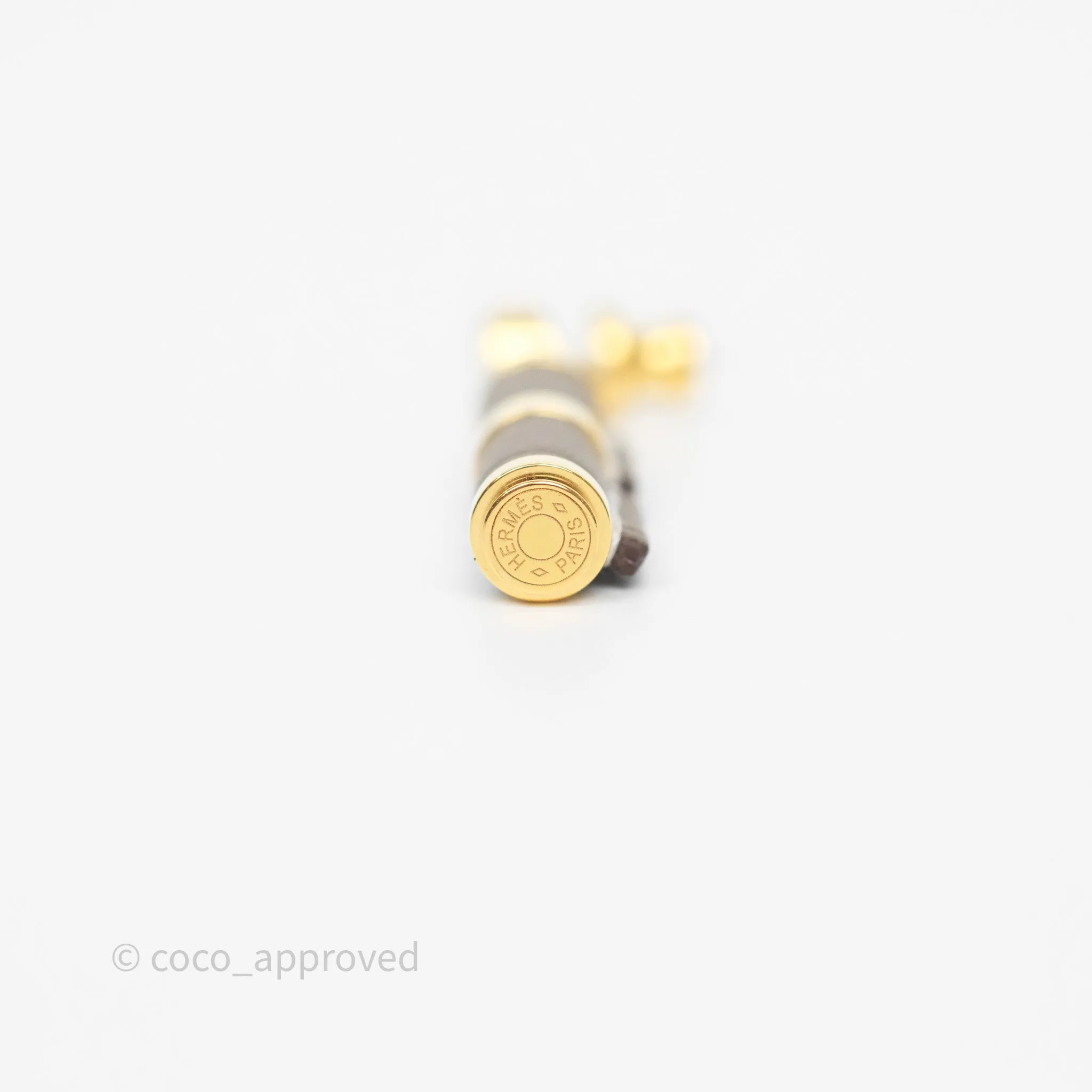 Hermes Charniere Earrings Small Model Etoupe 18