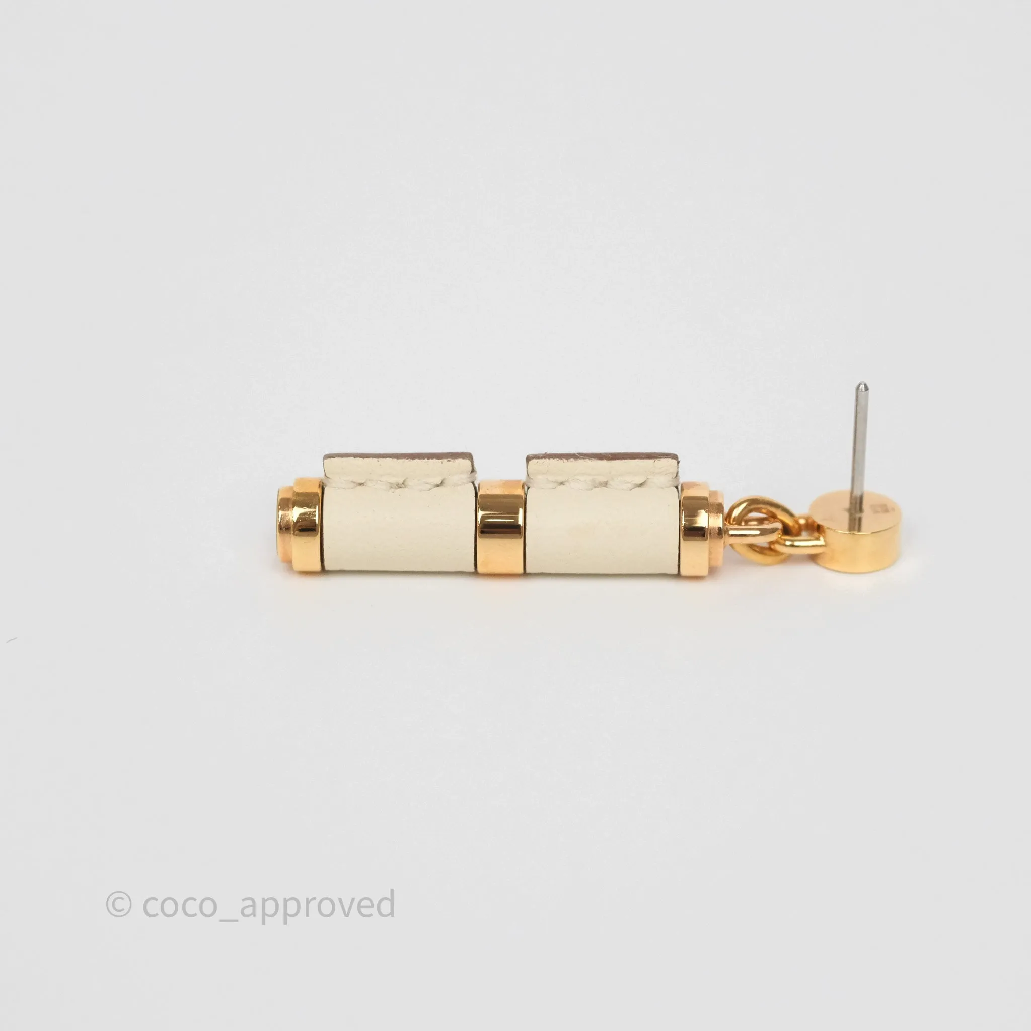 Hermes Charniere Earrings Small Model Nata I2