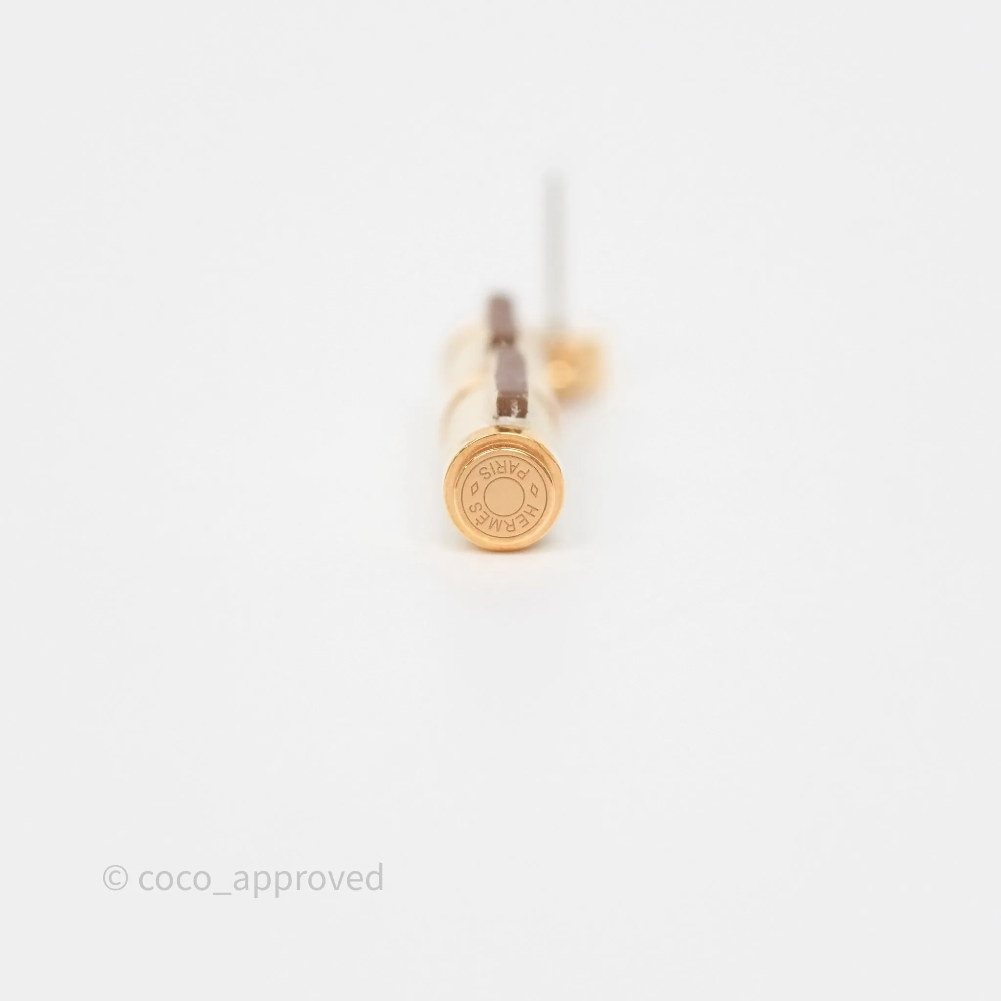 Hermes Charniere Earrings Small Model Nata I2