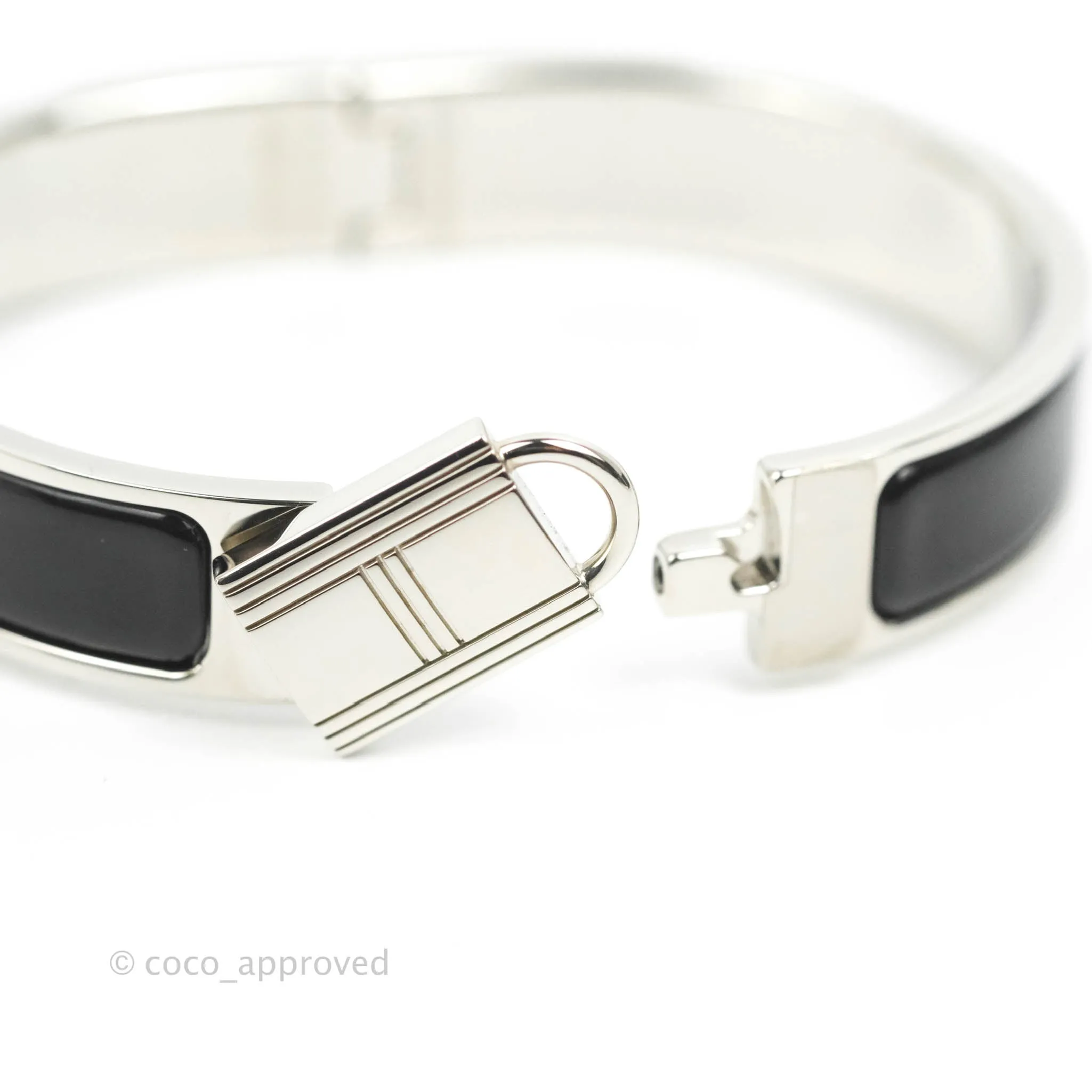 Hermes Clic Cadenas Bracelet Black Palladium Hardware