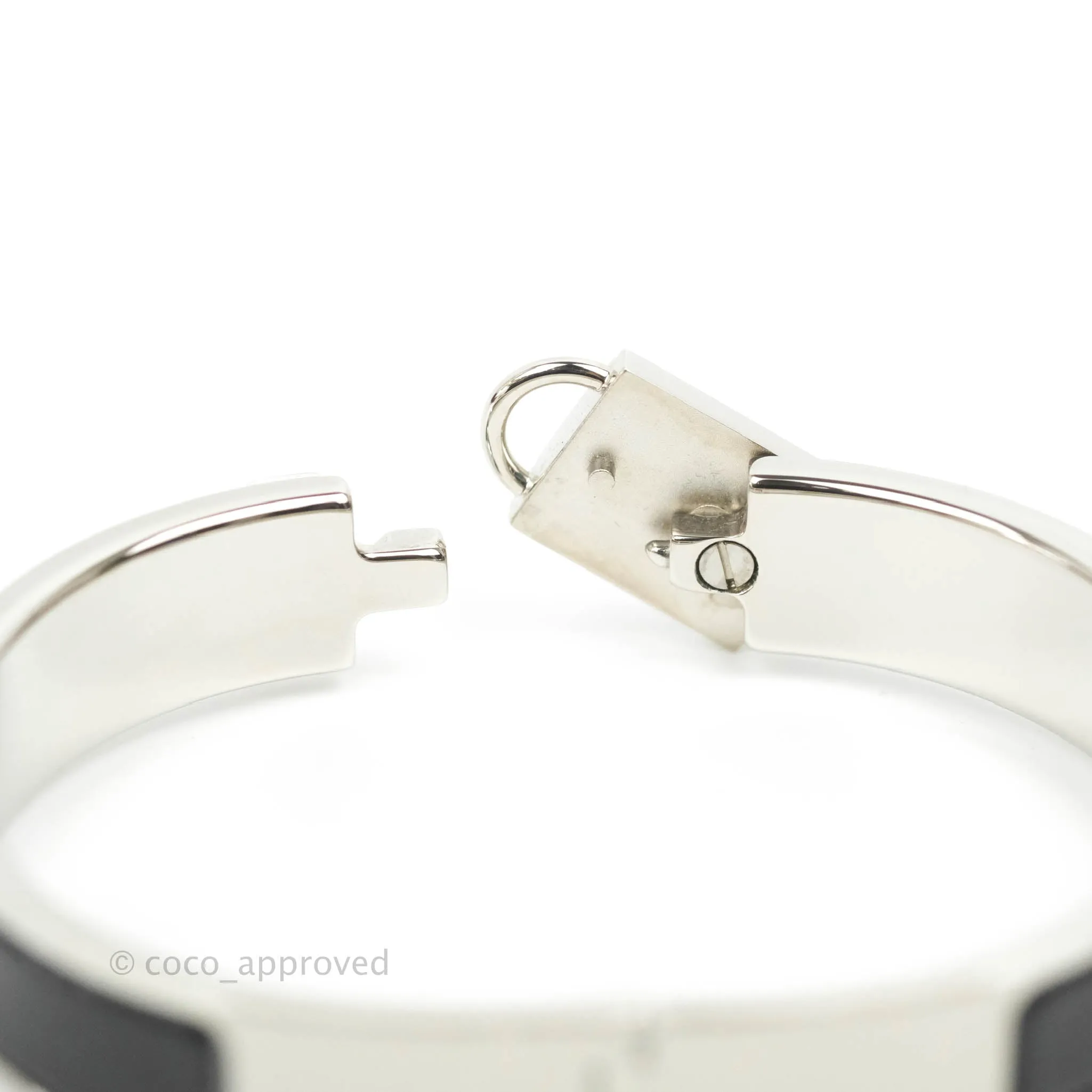 Hermes Clic Cadenas Bracelet Black Palladium Hardware