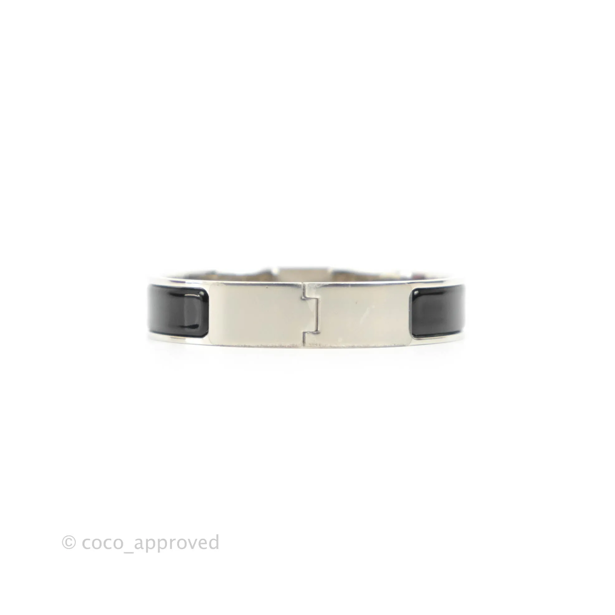 Hermes Clic Cadenas Bracelet Black Palladium Hardware