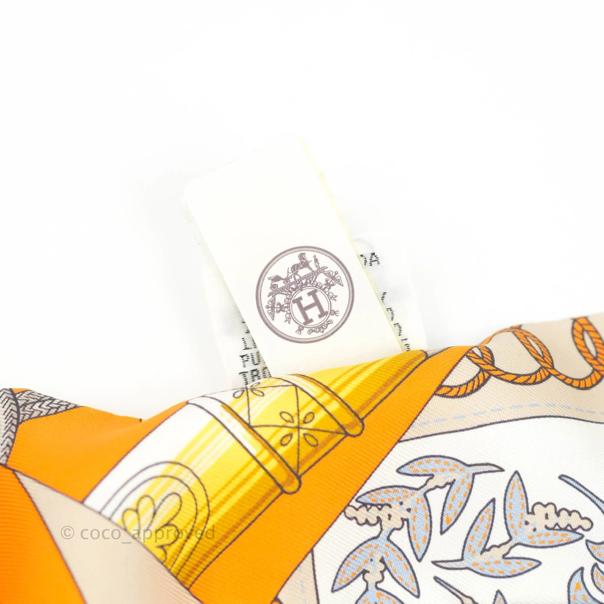Hermes Cliquetis Twilly MH/Orance/Blanc/Gold