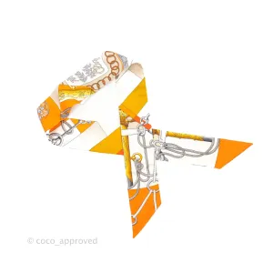 Hermes Cliquetis Twilly MH/Orance/Blanc/Gold