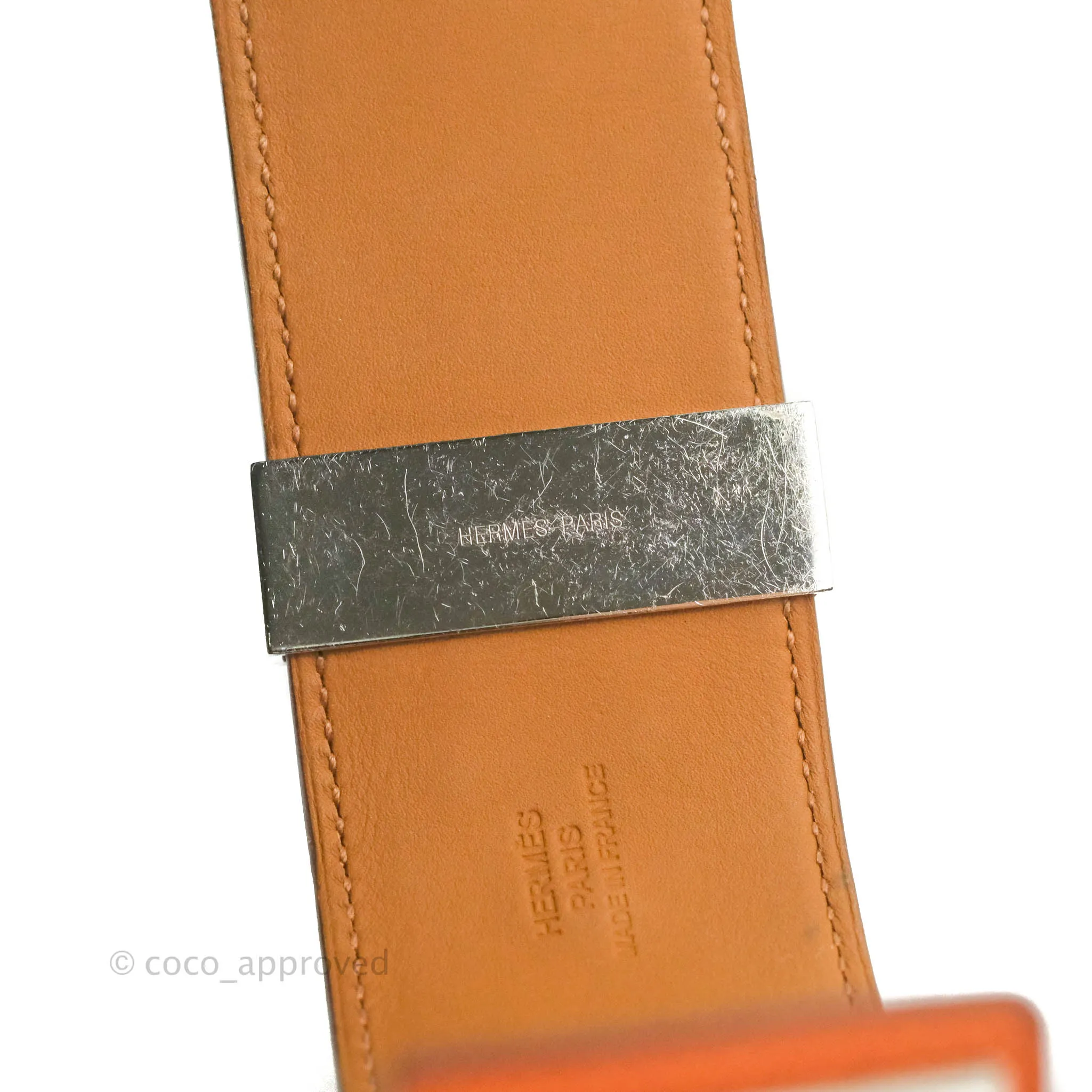 Hermes Collier De Chien 24 bracelet Orange