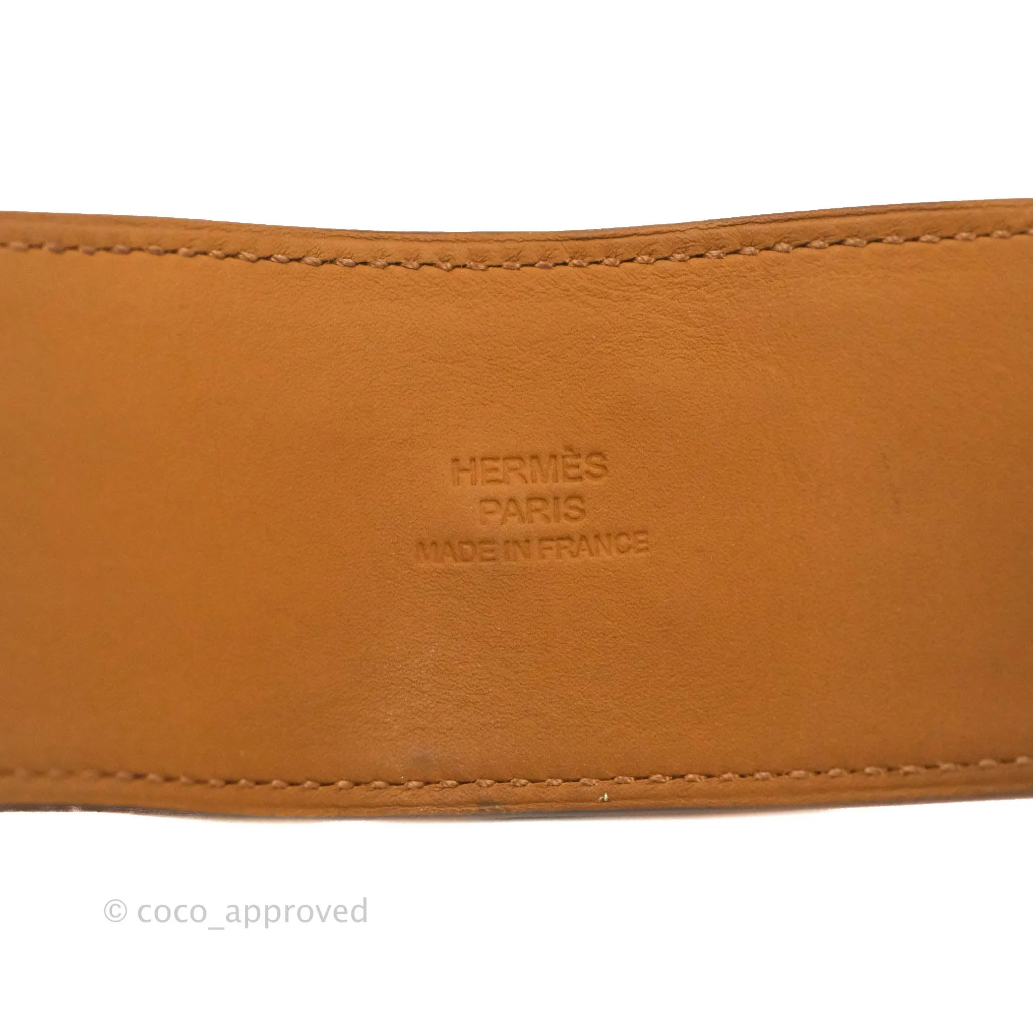 Hermes Collier De Chien 24 bracelet Orange