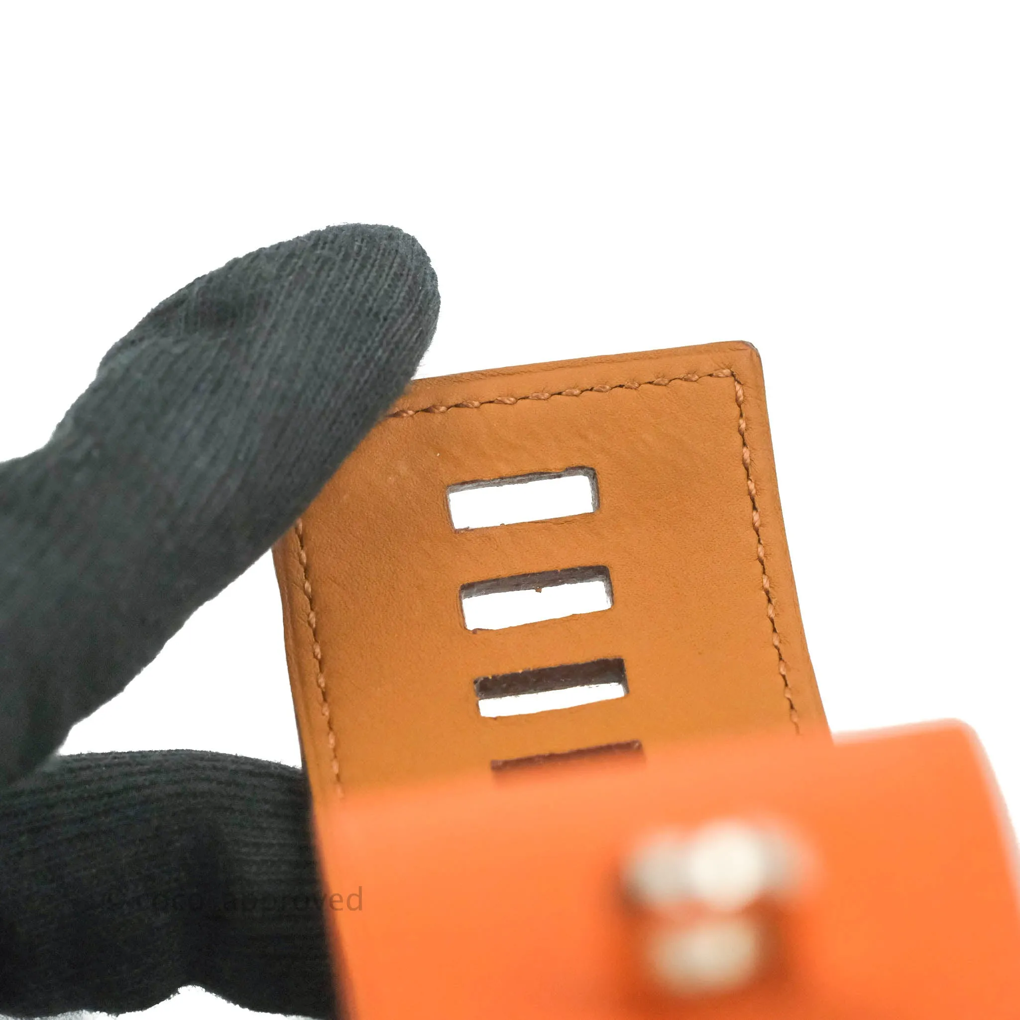 Hermes Collier De Chien 24 bracelet Orange