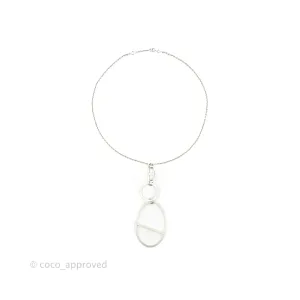 Hermes d'ancre Silver Necklace