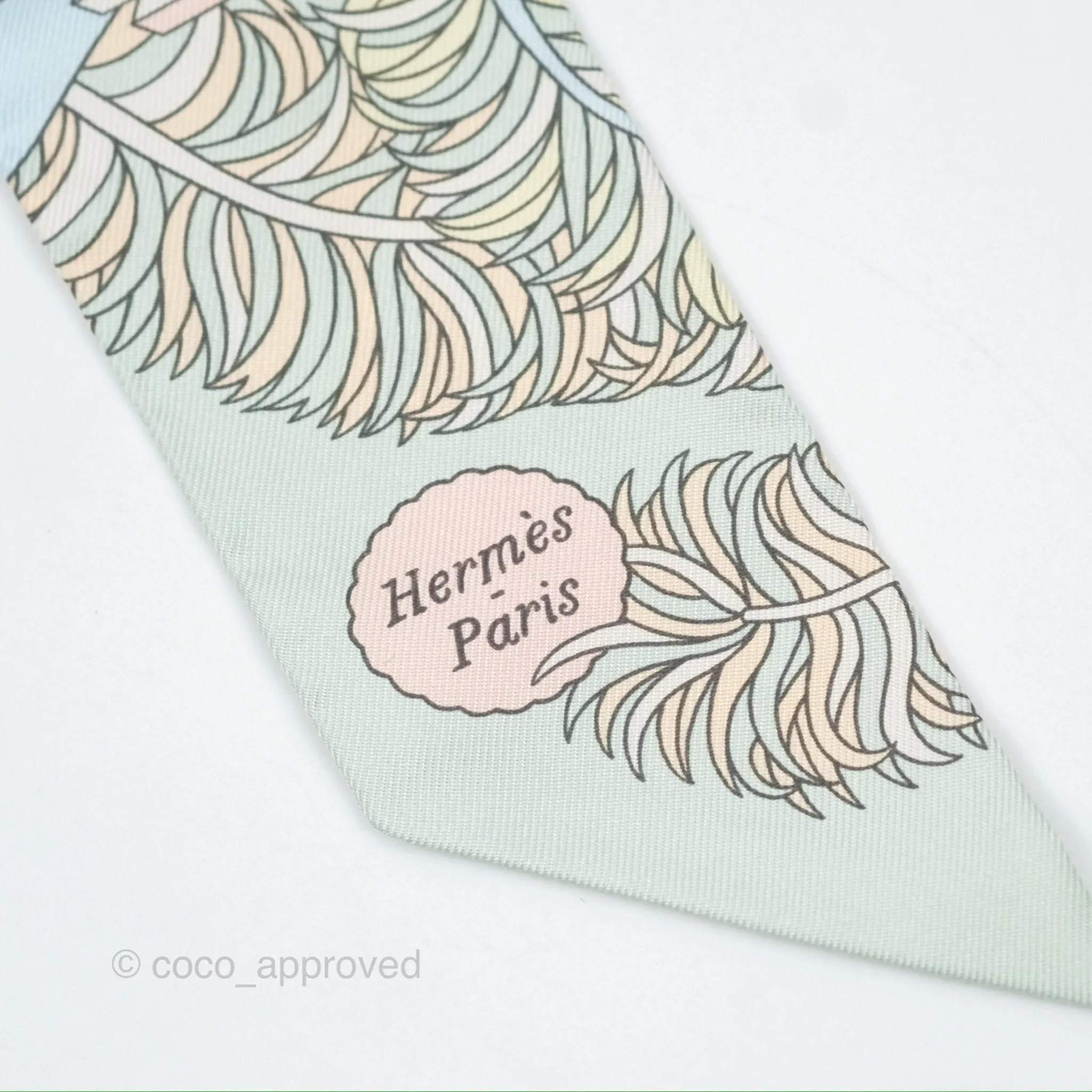 Hermes De l'Ombrelle aux Duels Silk Twilly