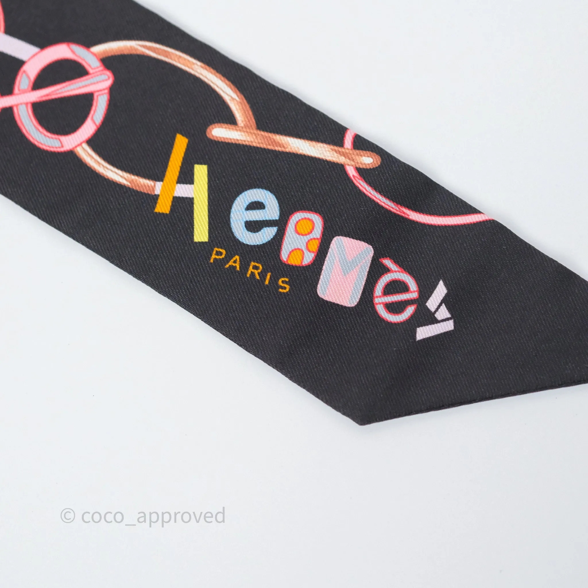 Hermes Do Re Boucles Silk Twilly