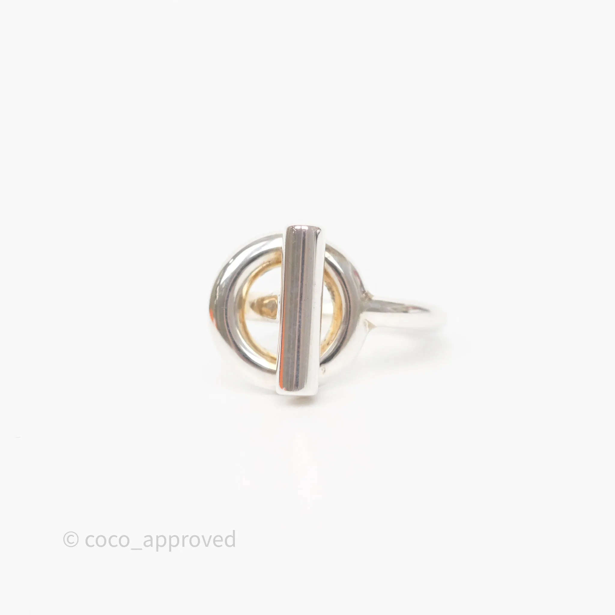 Hermes Echappee Ring Sterling Silver