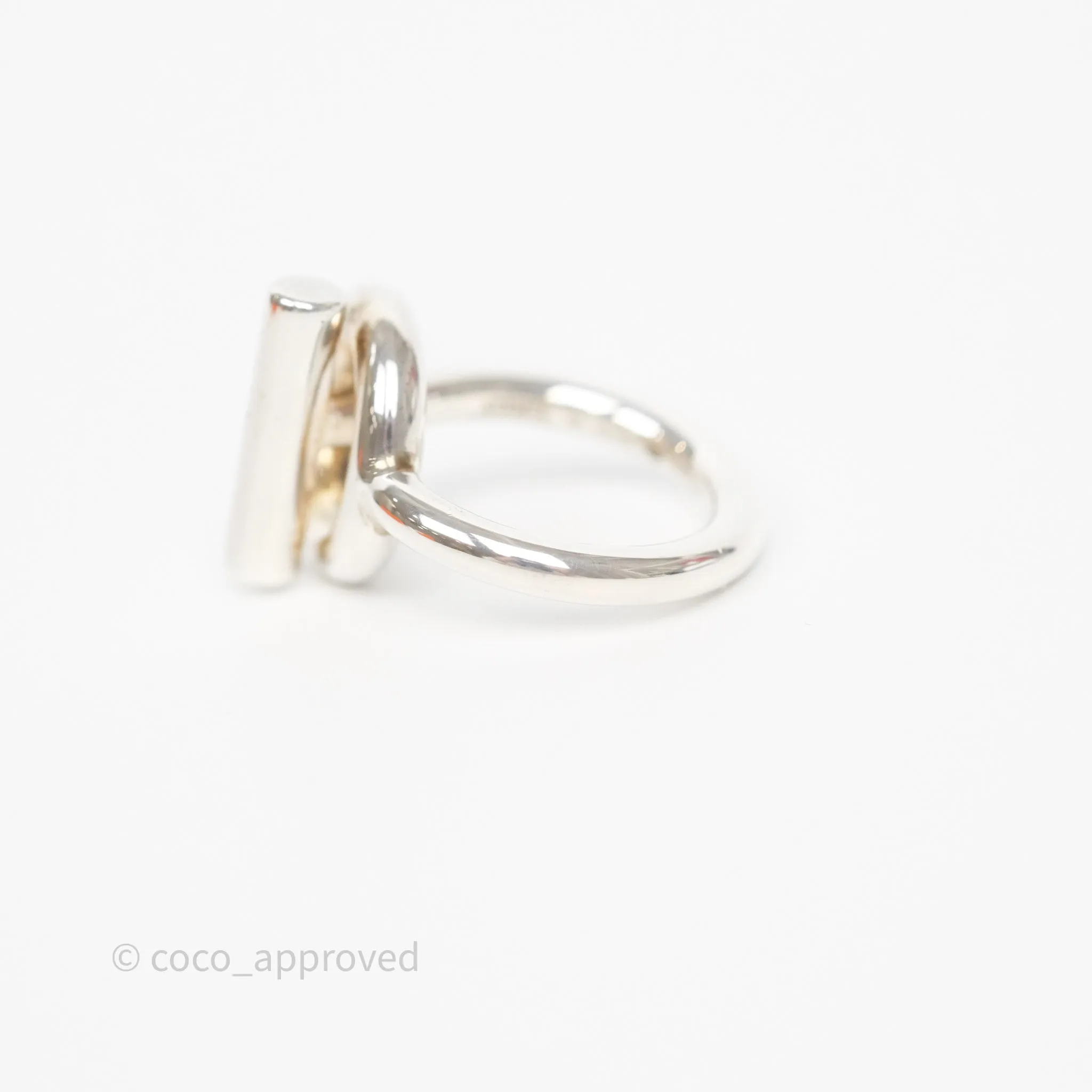 Hermes Echappee Ring Sterling Silver