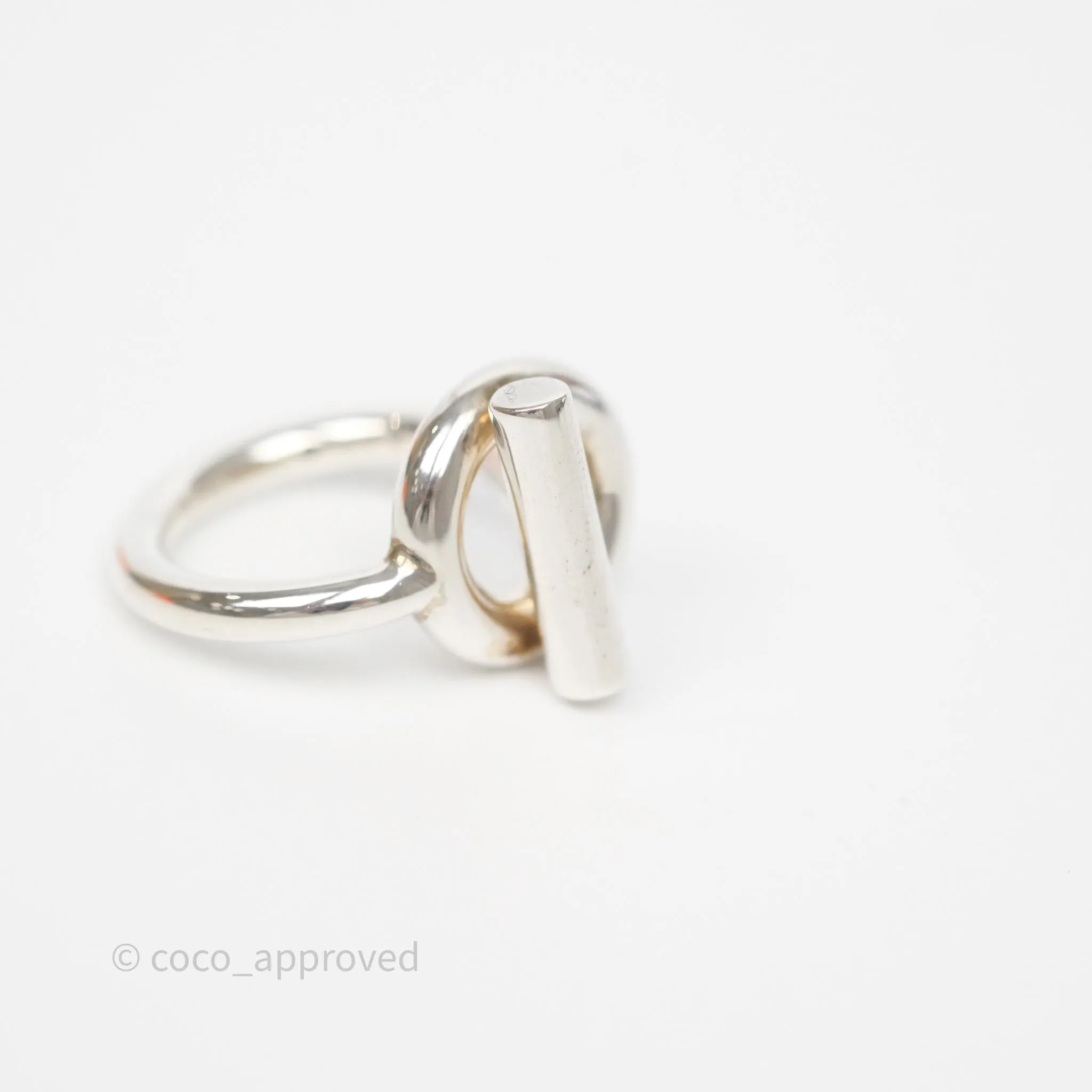 Hermes Echappee Ring Sterling Silver