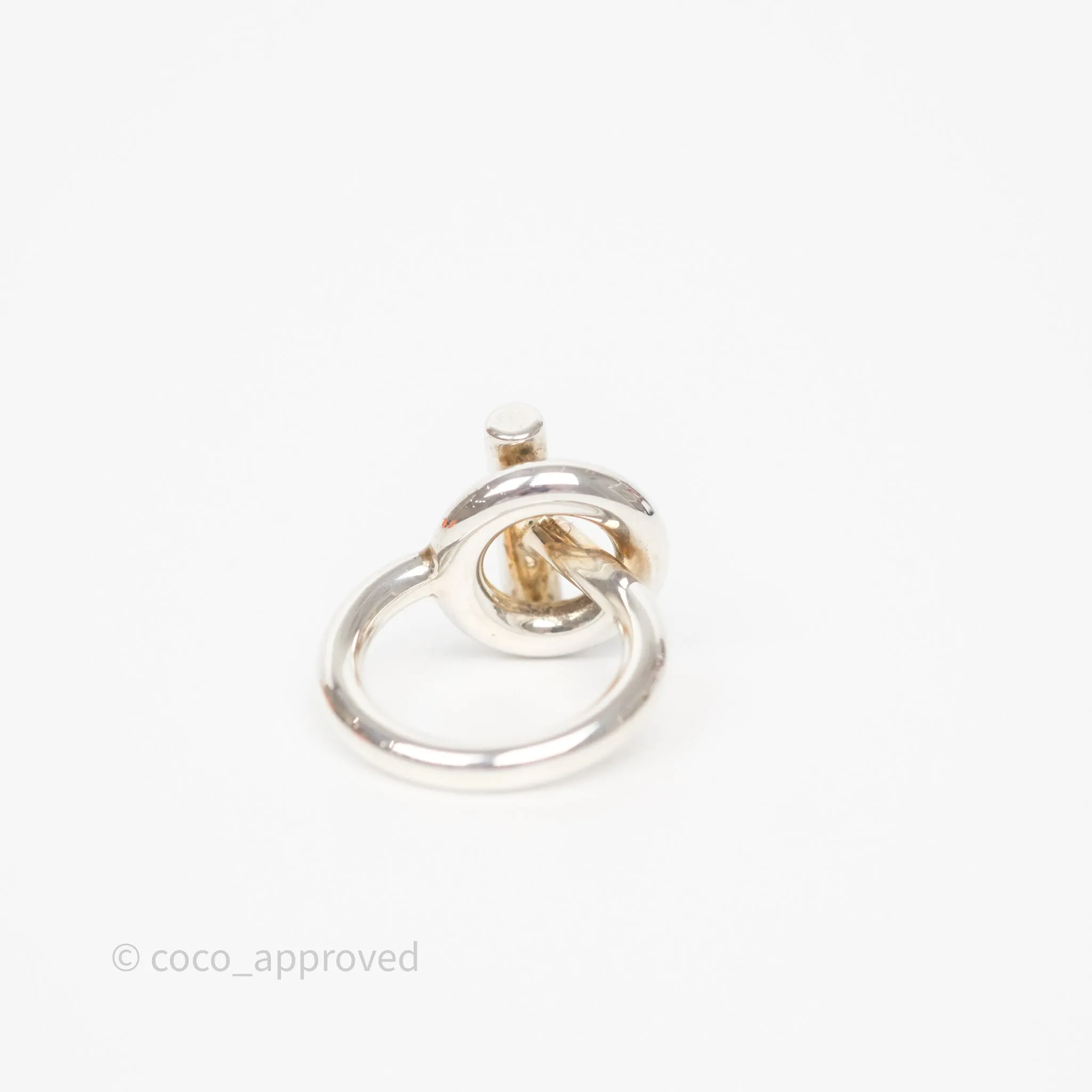 Hermes Echappee Ring Sterling Silver