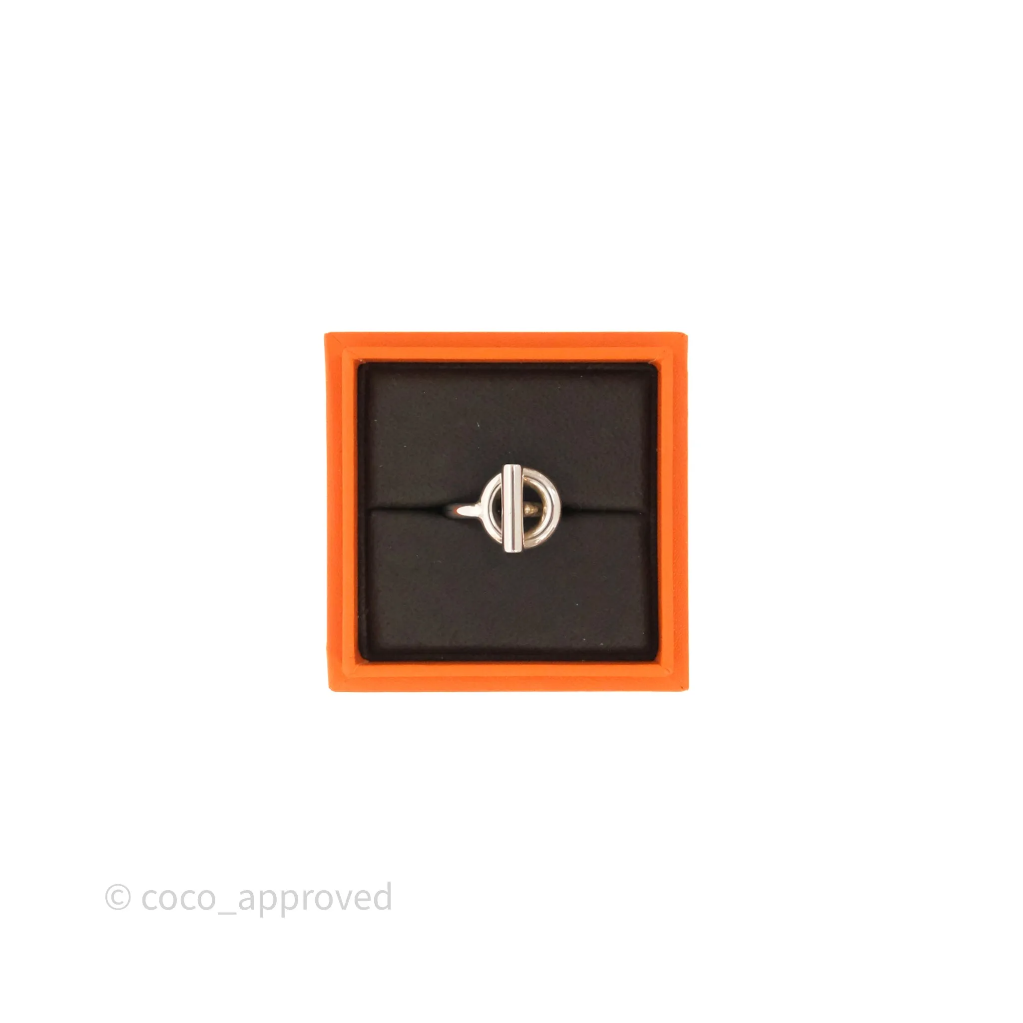 Hermes Echappee Ring Sterling Silver