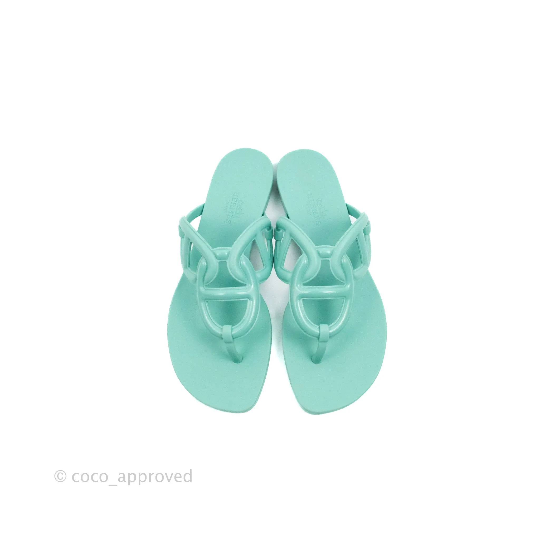 Hermes Egerie Sandal Green Size 35