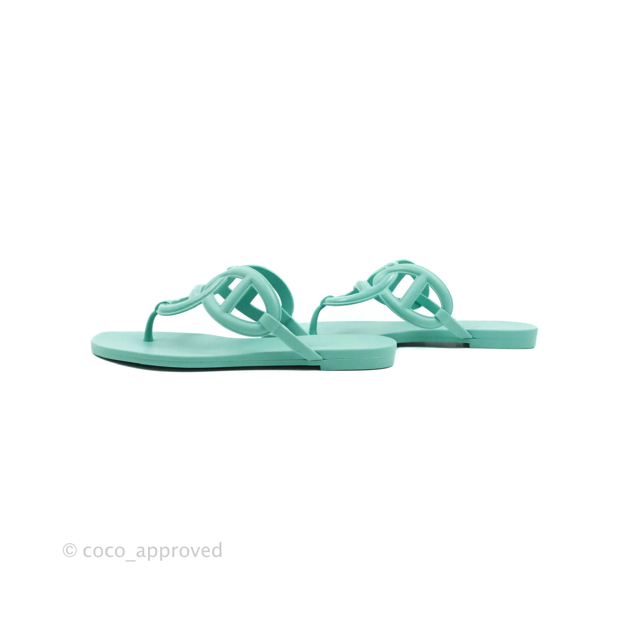 Hermes Egerie Sandal Green Size 35