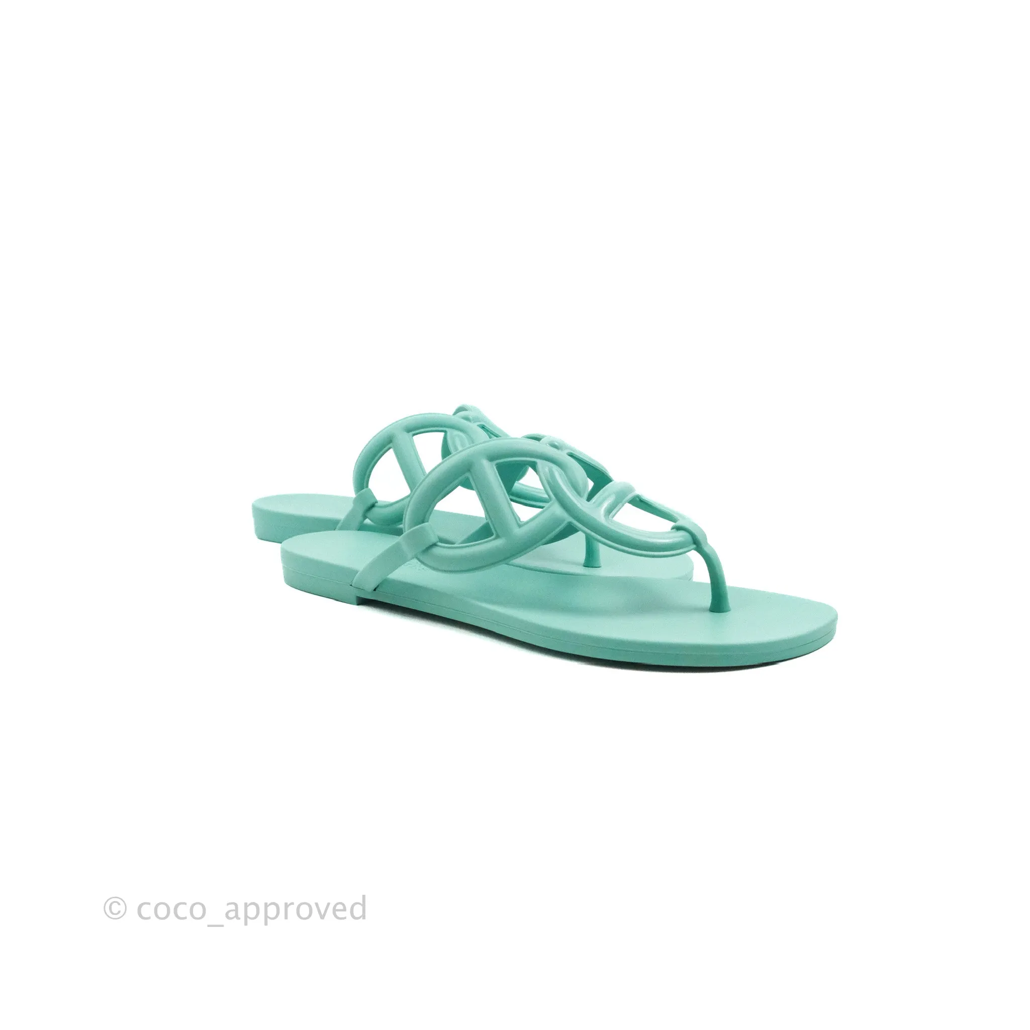 Hermes Egerie Sandal Green Size 35
