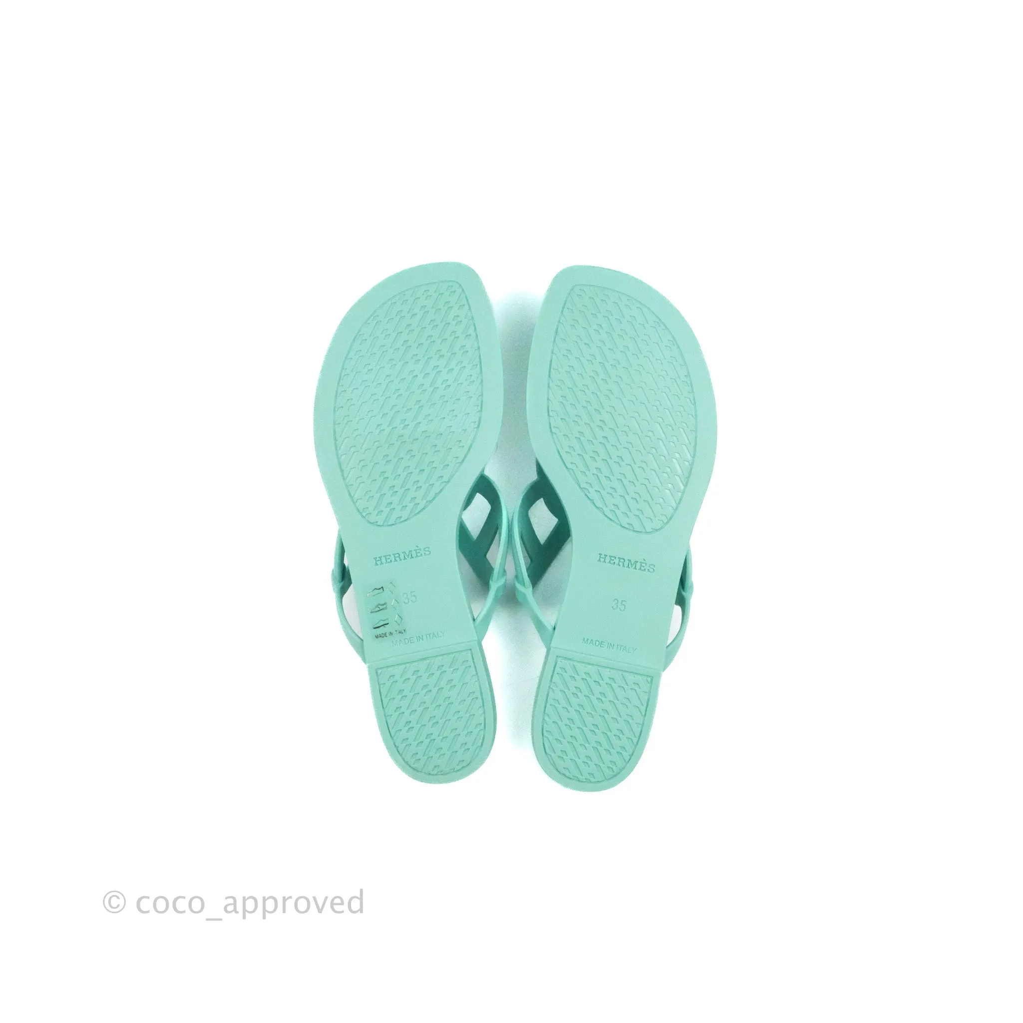 Hermes Egerie Sandal Green Size 35