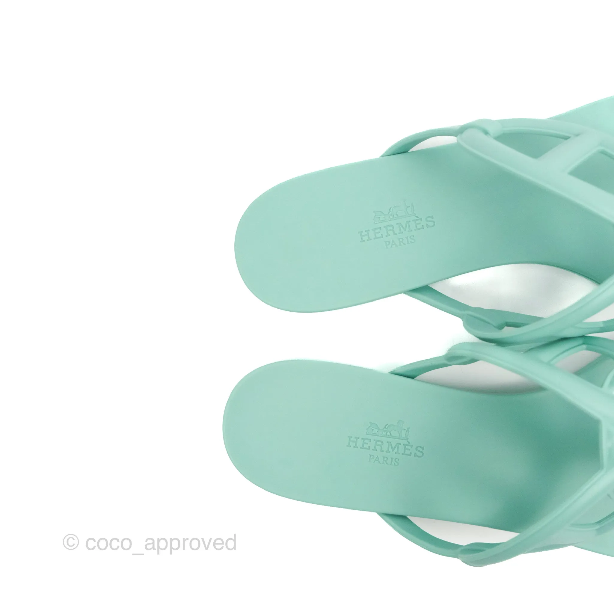 Hermes Egerie Sandal Mint Green Size 38
