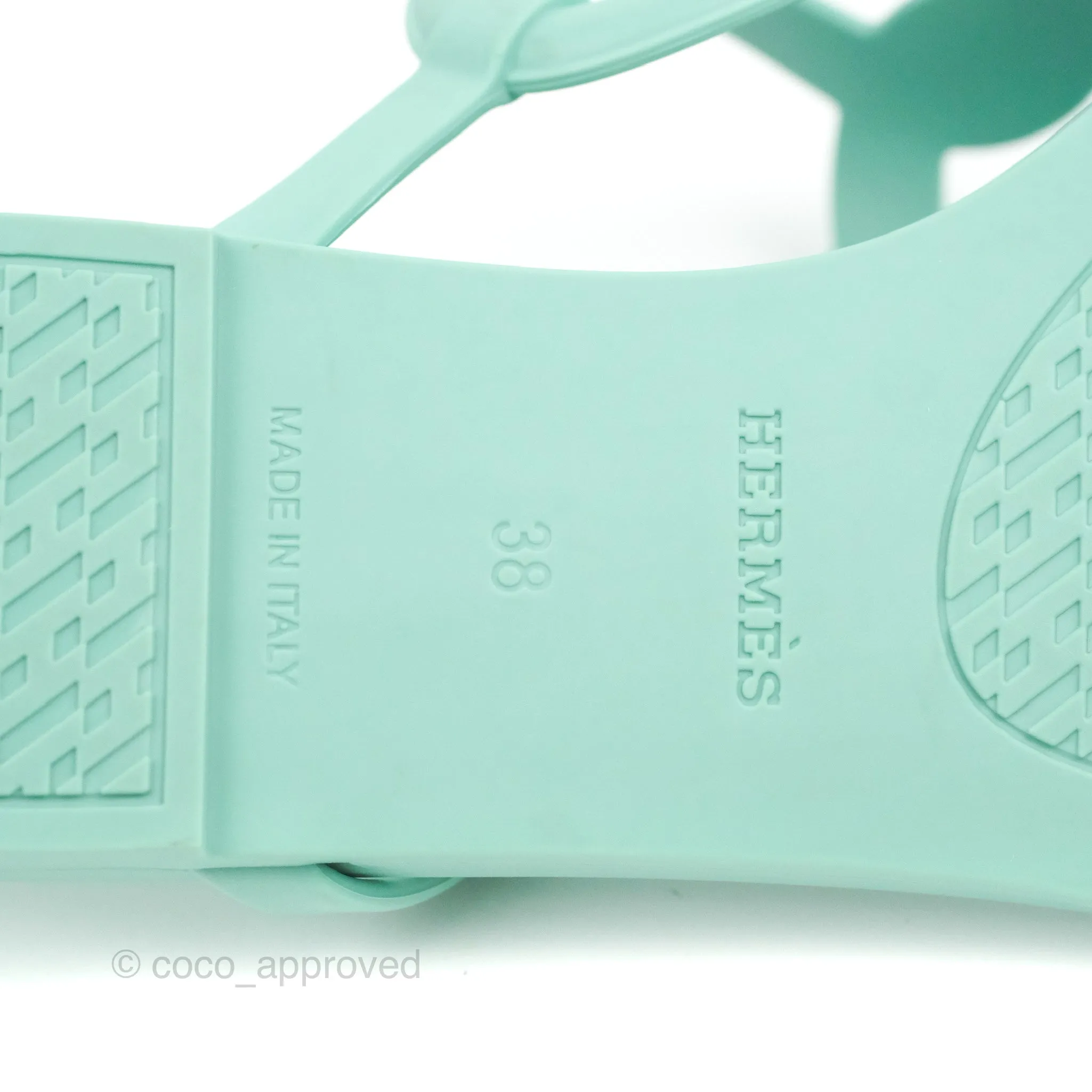 Hermes Egerie Sandal Mint Green Size 38