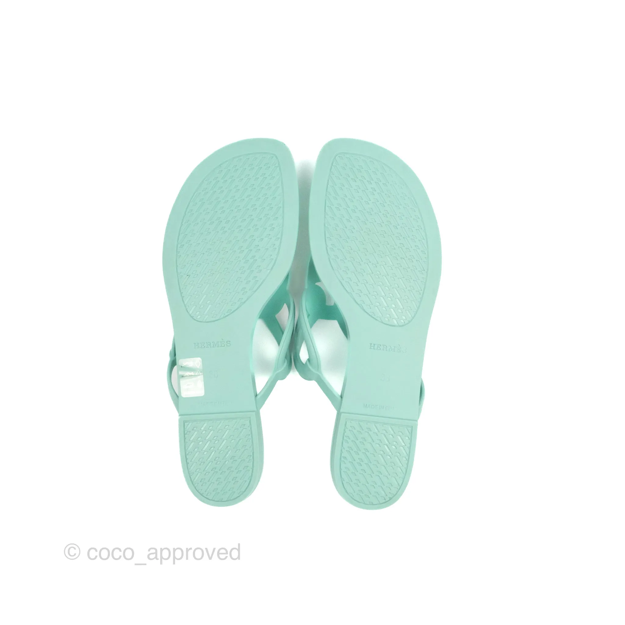 Hermes Egerie Sandal Mint Green Size 38