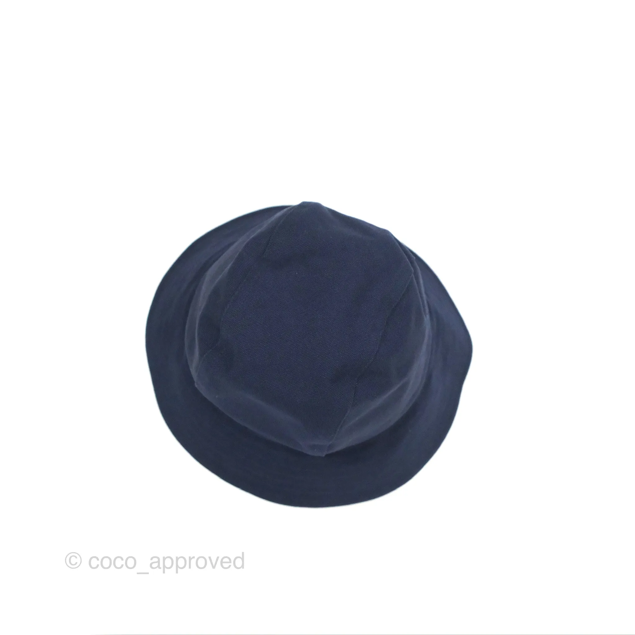 Hermes Elena Bucket Hat Marine Canvas