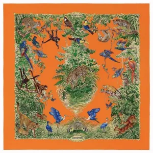 Hermes Equateur Wash Scarf Silk 90