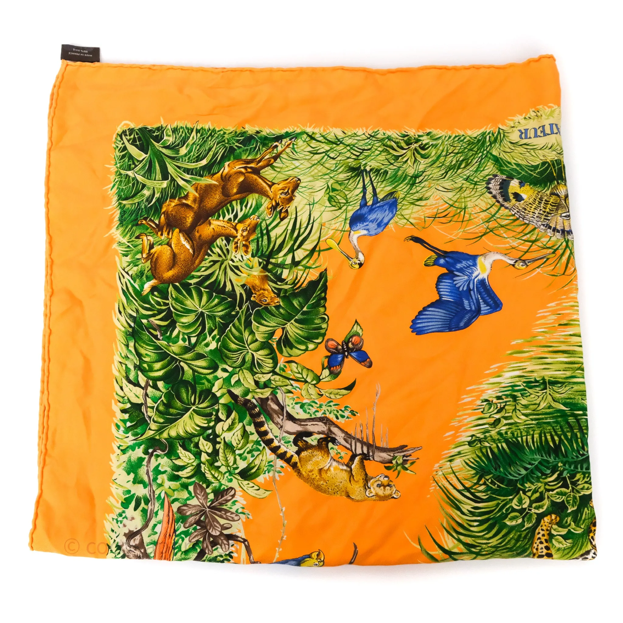 Hermes Equateur Wash Scarf Silk 90