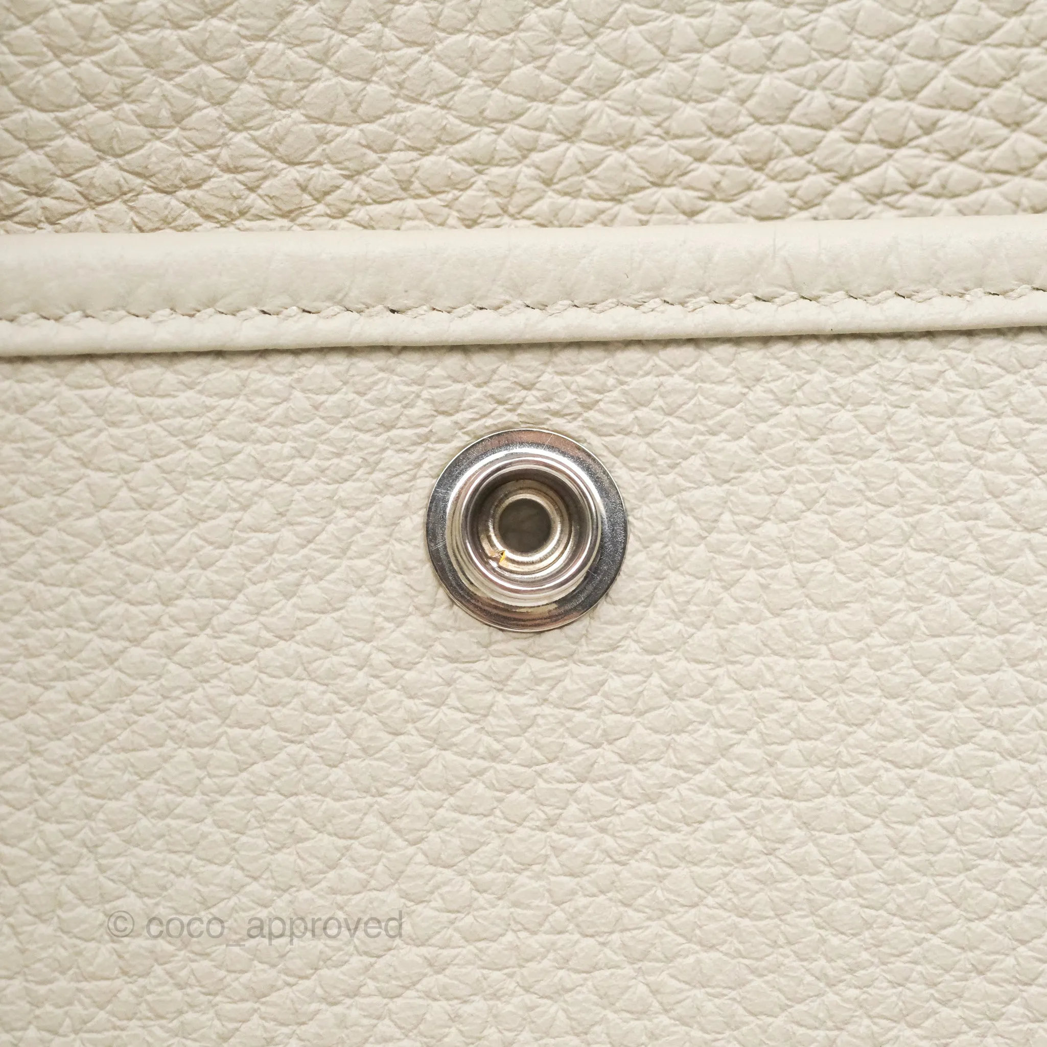 Hermes Evelyne III 29 Beton Clemence Palladium Hardware