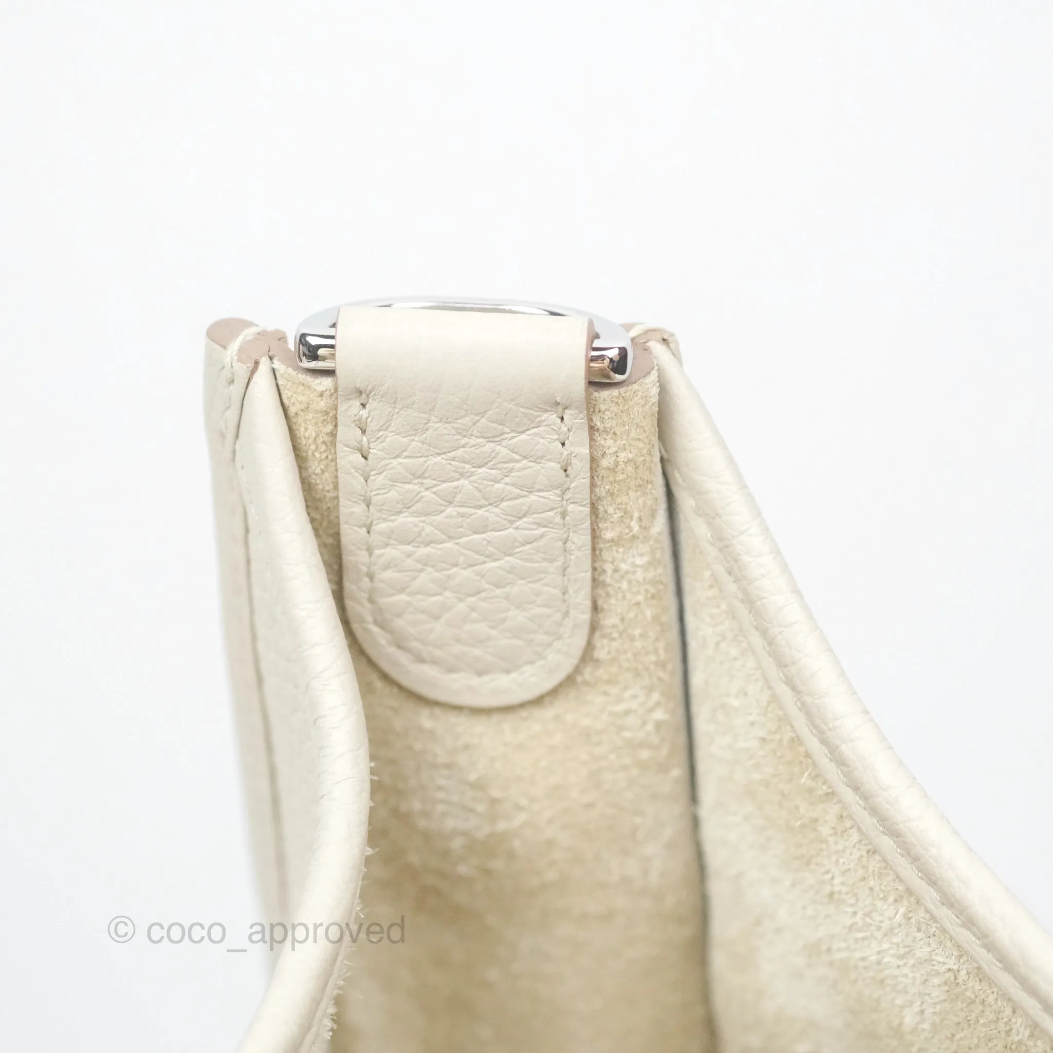 Hermes Evelyne III 29 Beton Clemence Palladium Hardware