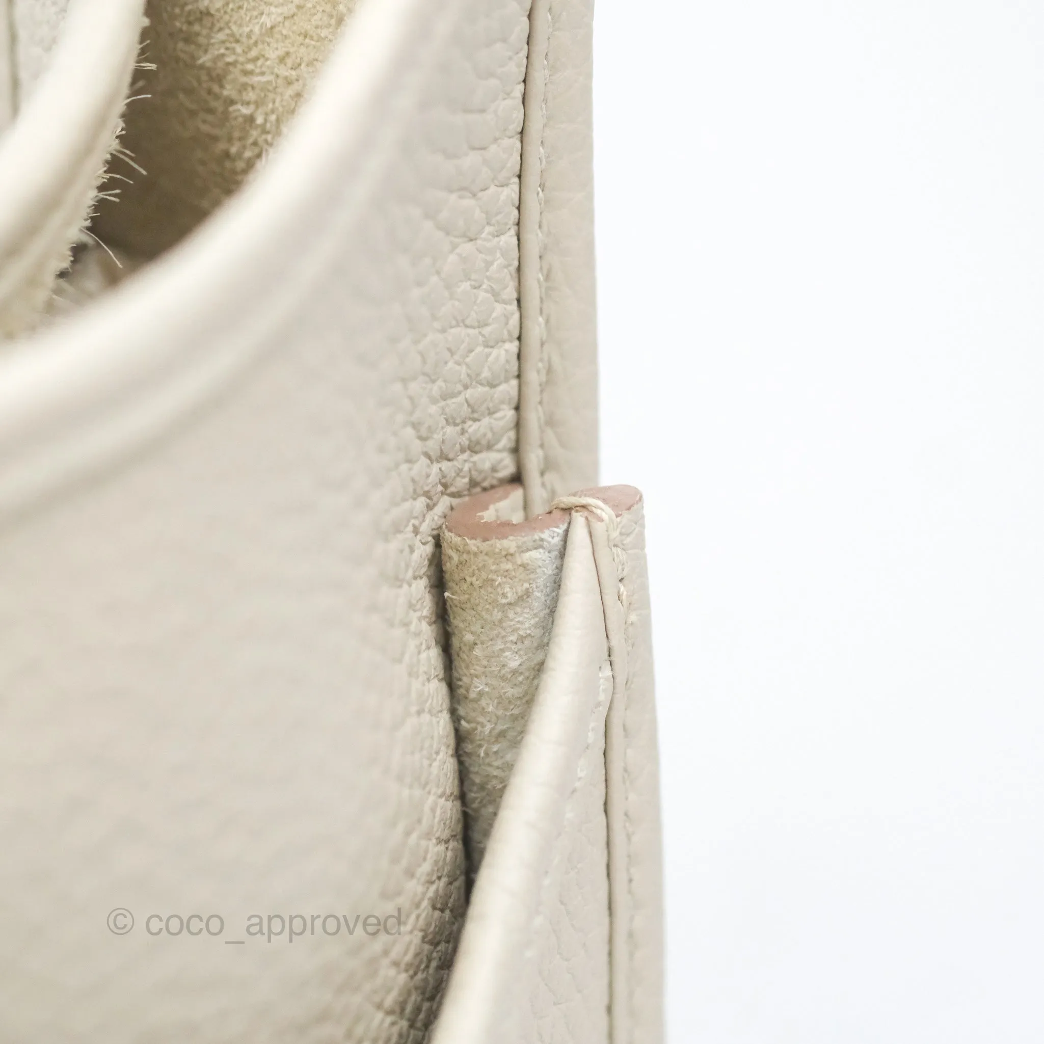Hermes Evelyne III 29 Beton Clemence Palladium Hardware
