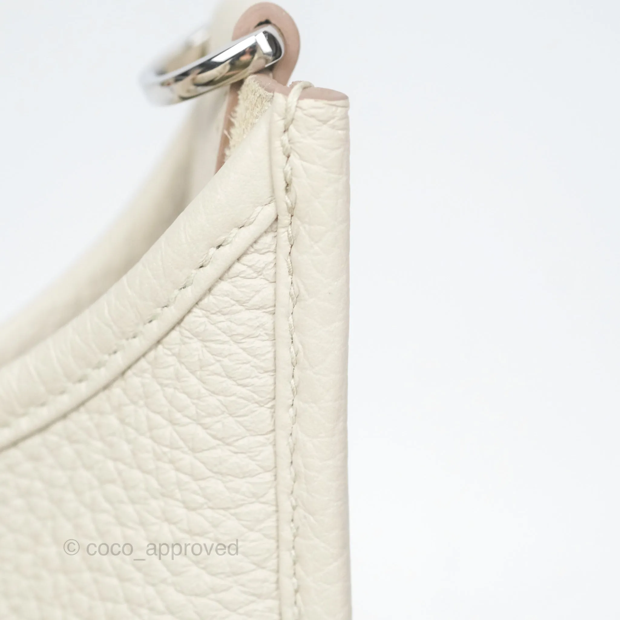 Hermes Evelyne III 29 Beton Clemence Palladium Hardware