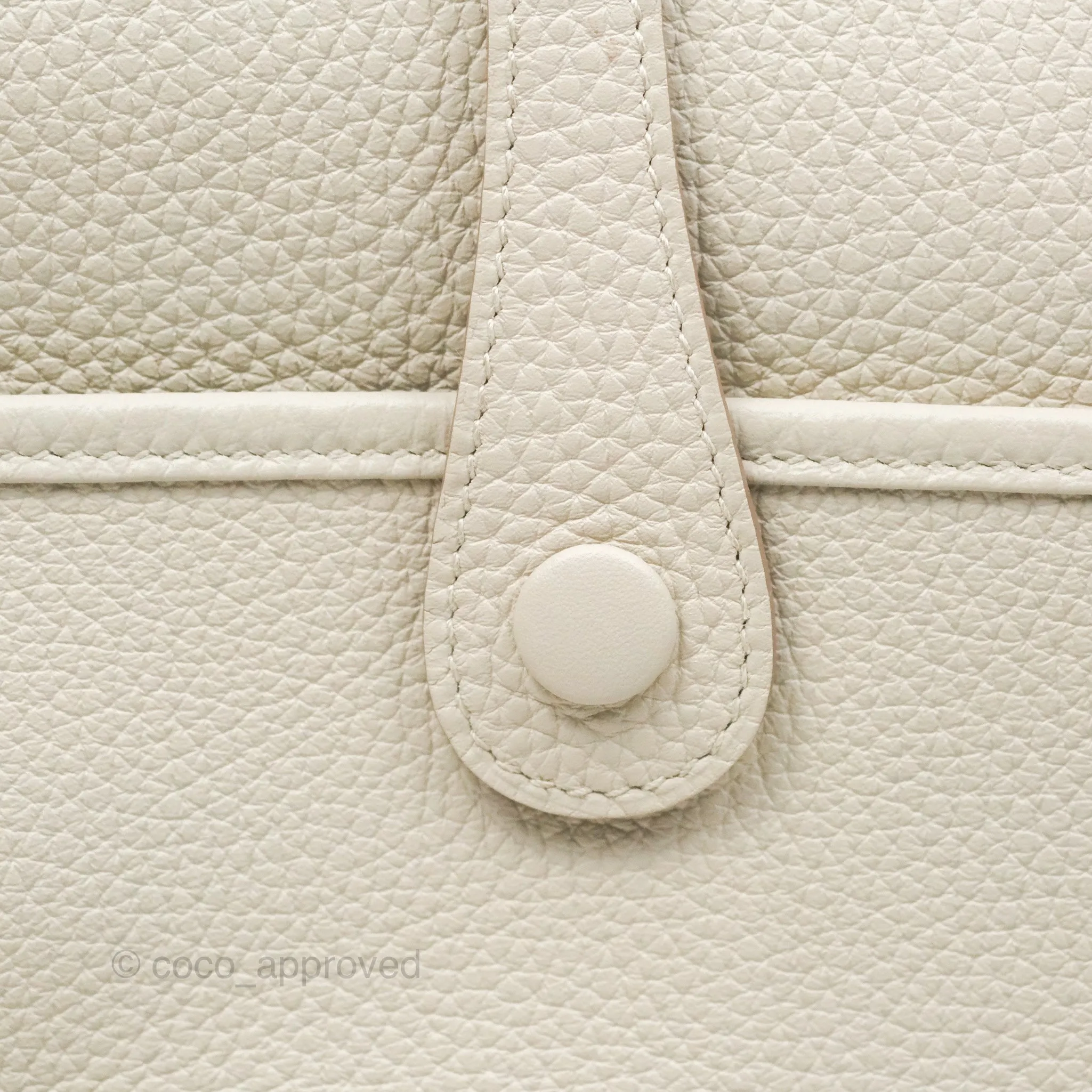 Hermes Evelyne III 29 Beton Clemence Palladium Hardware