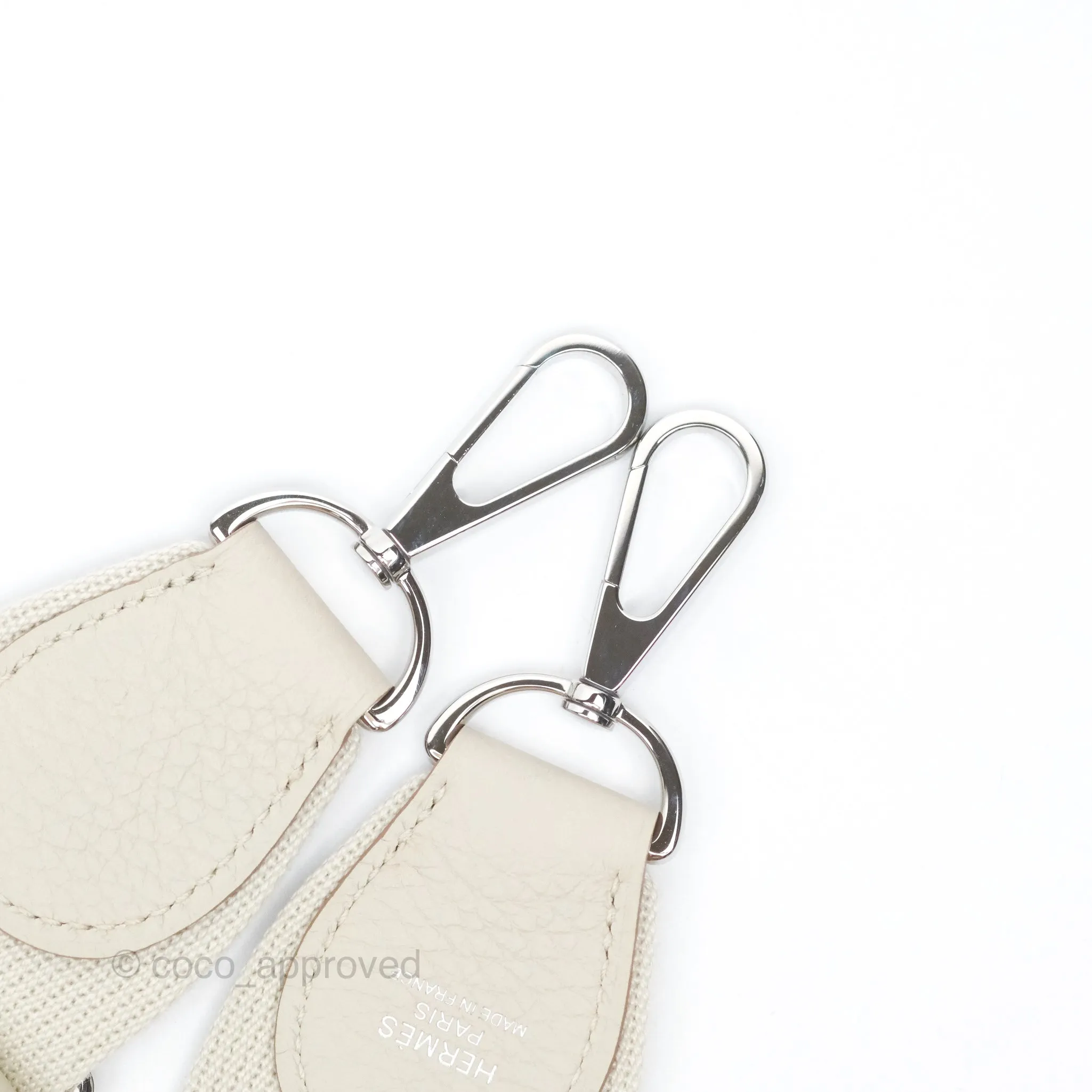 Hermes Evelyne III 29 Beton Clemence Palladium Hardware