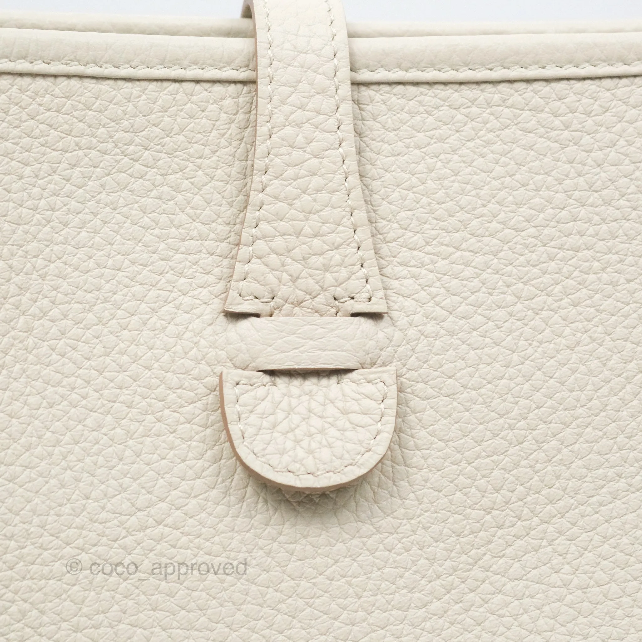 Hermes Evelyne III 29 Beton Clemence Palladium Hardware